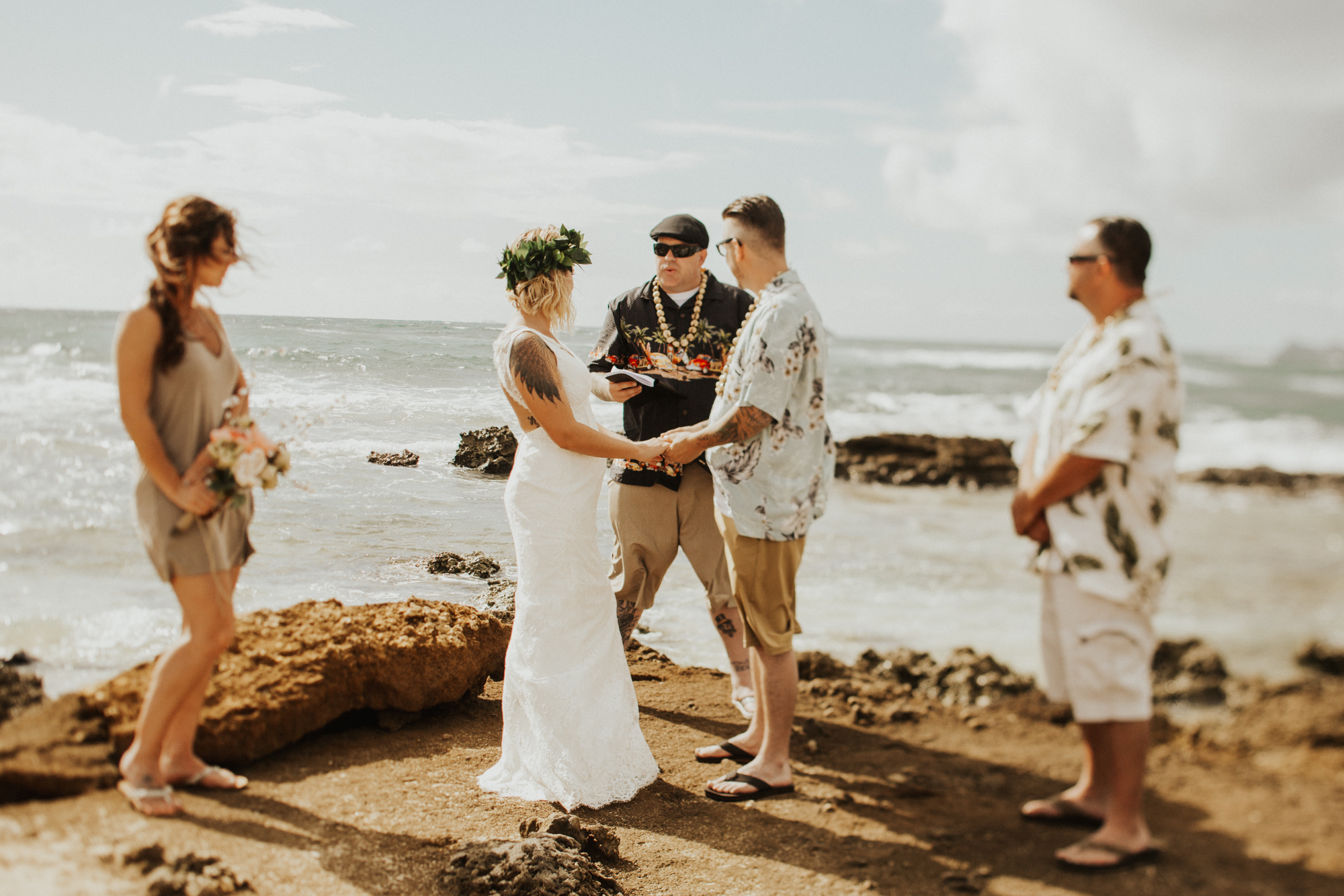 oahu hawaii elopement wedding