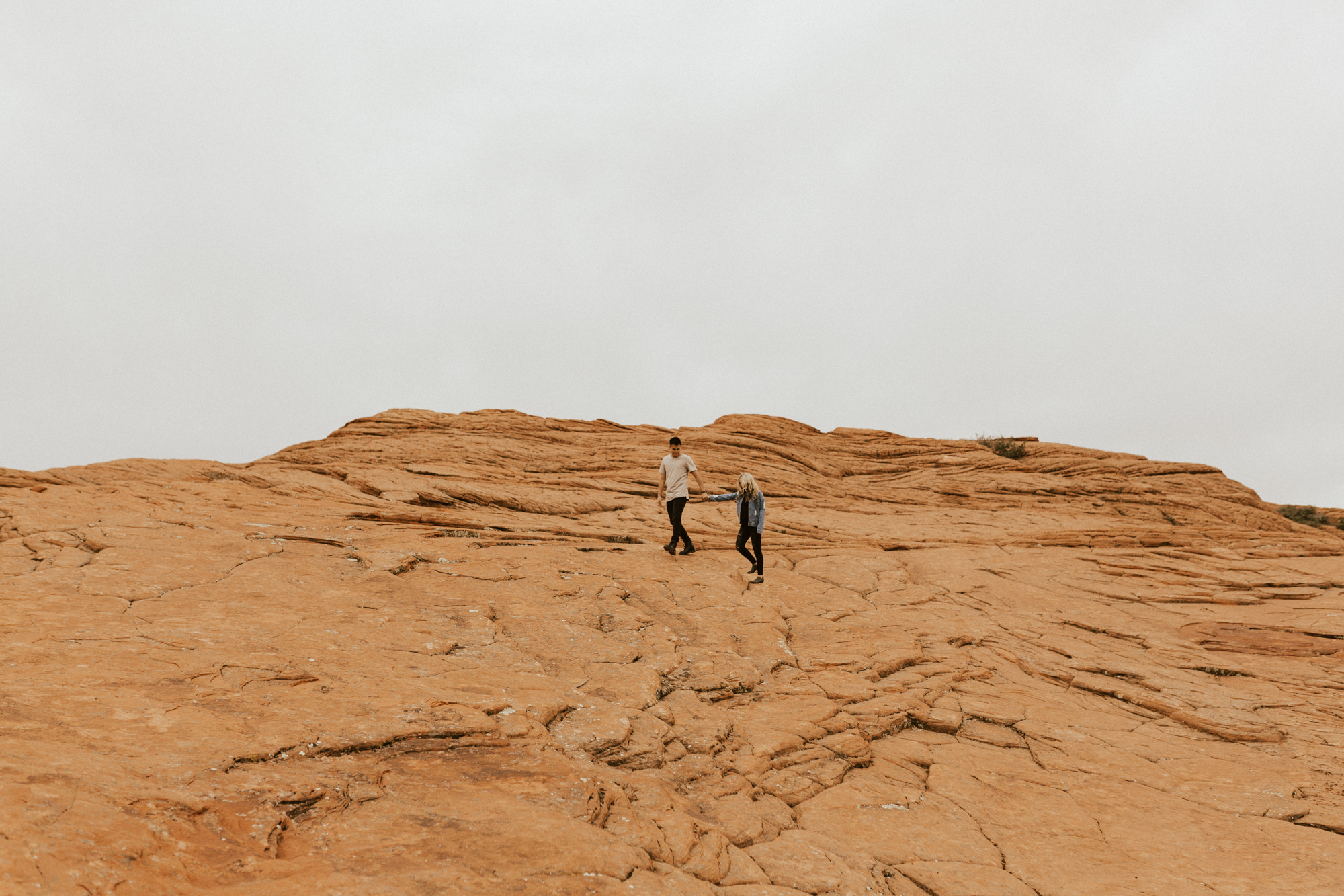 Zions national park engagement photos
