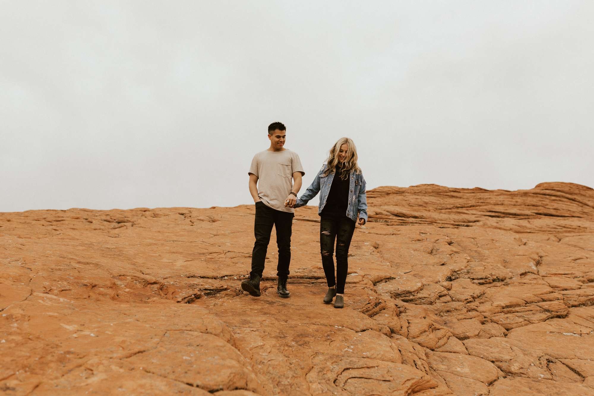 Zions national park engagement photos