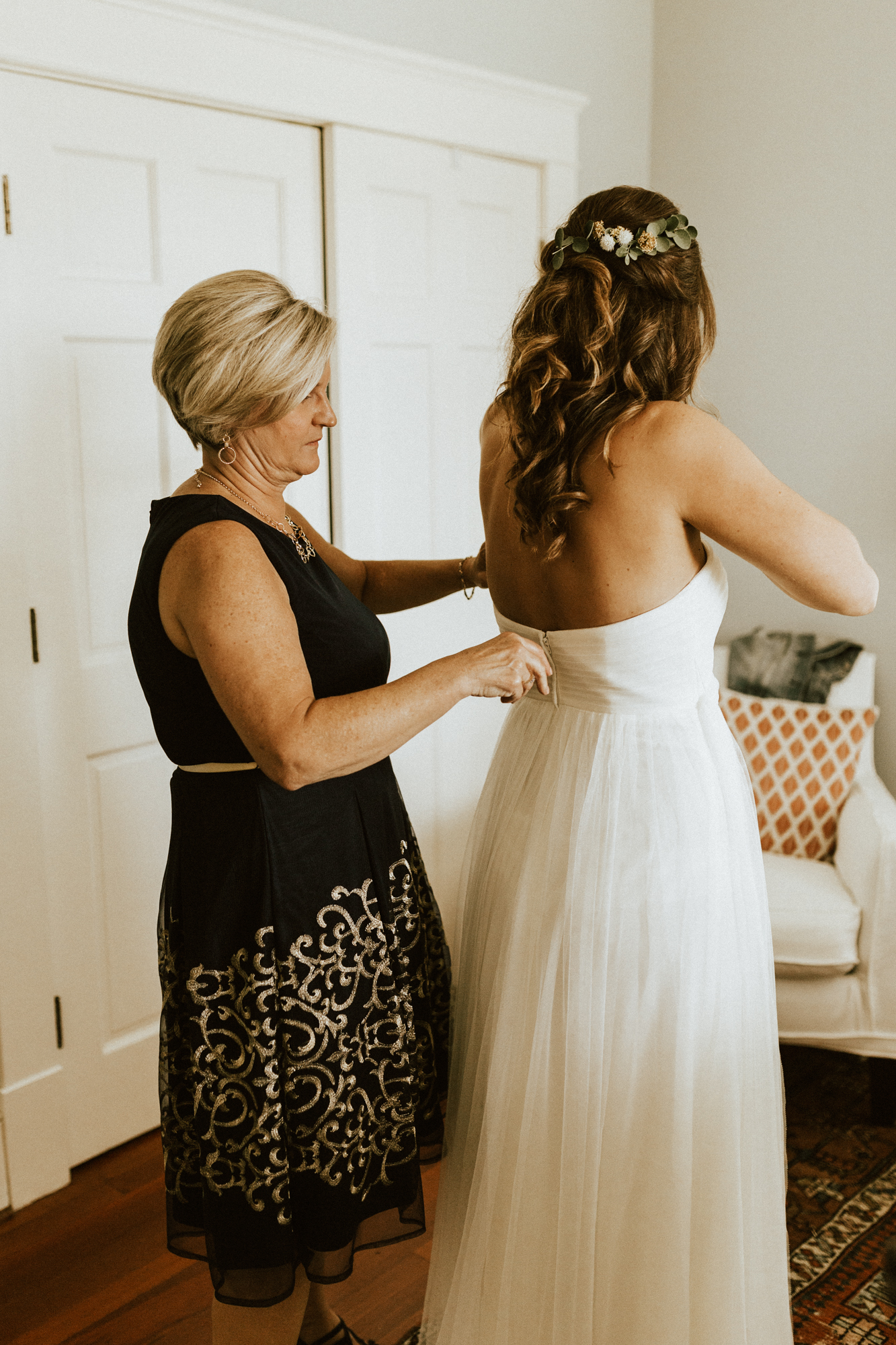 Orange virginia bed and breakfast wedding