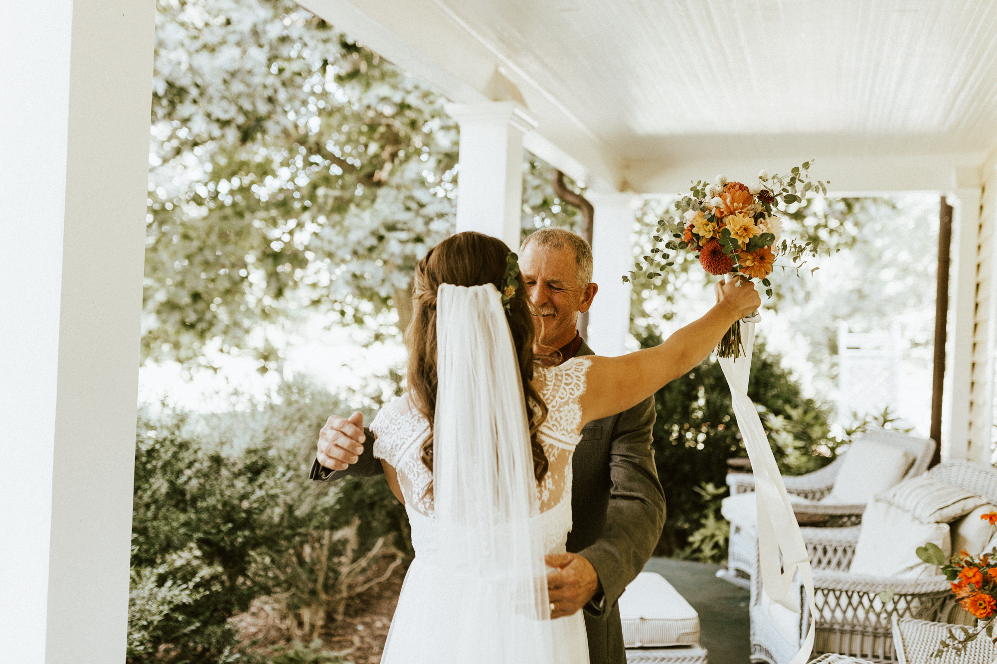 Orange Virginia bed and breakfast wedding