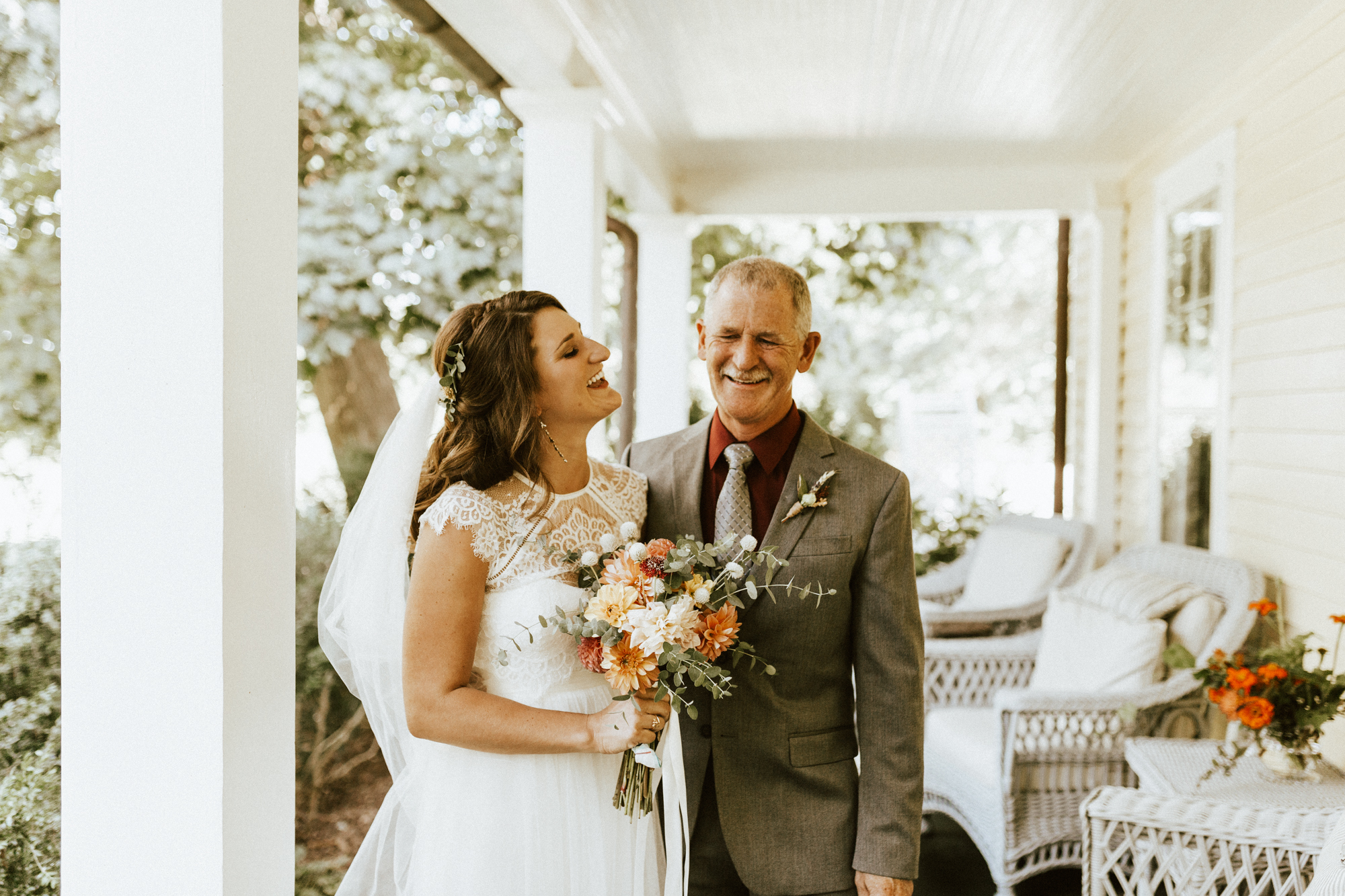 Orange Virginia bed and breakfast wedding