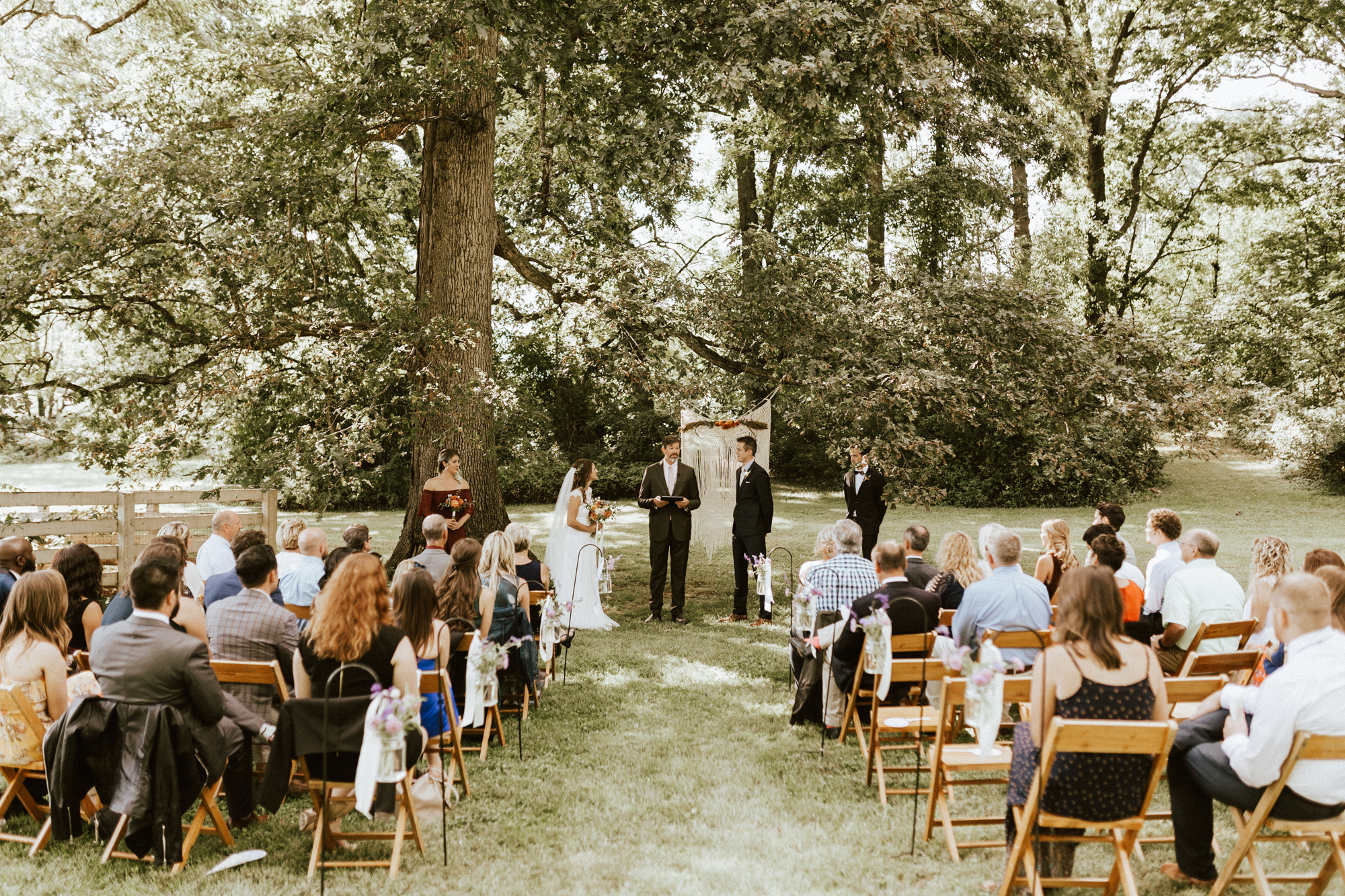 Orange virginia bed and breakfast wedding