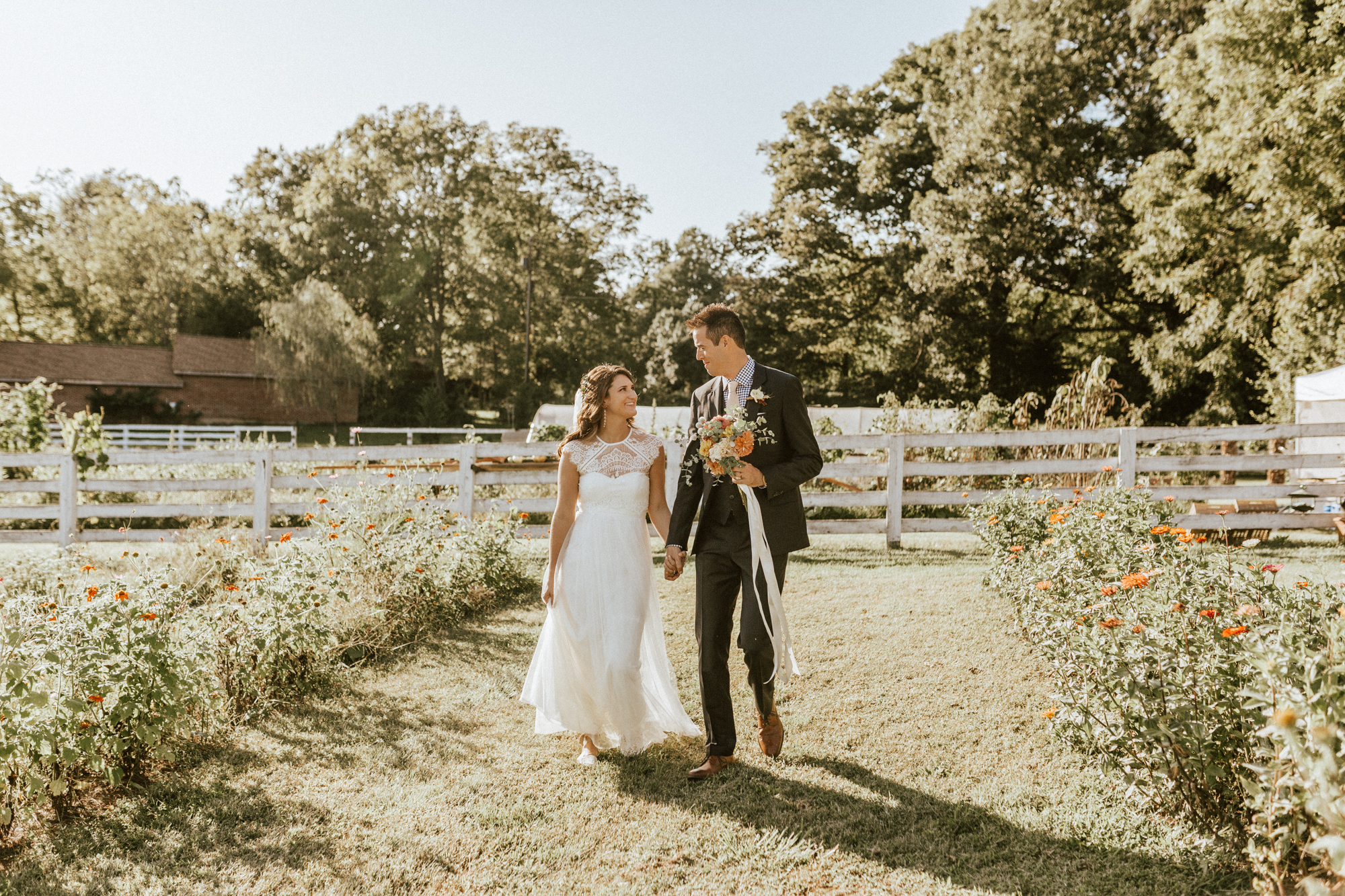 Orange Virginia bed and breakfast wedding