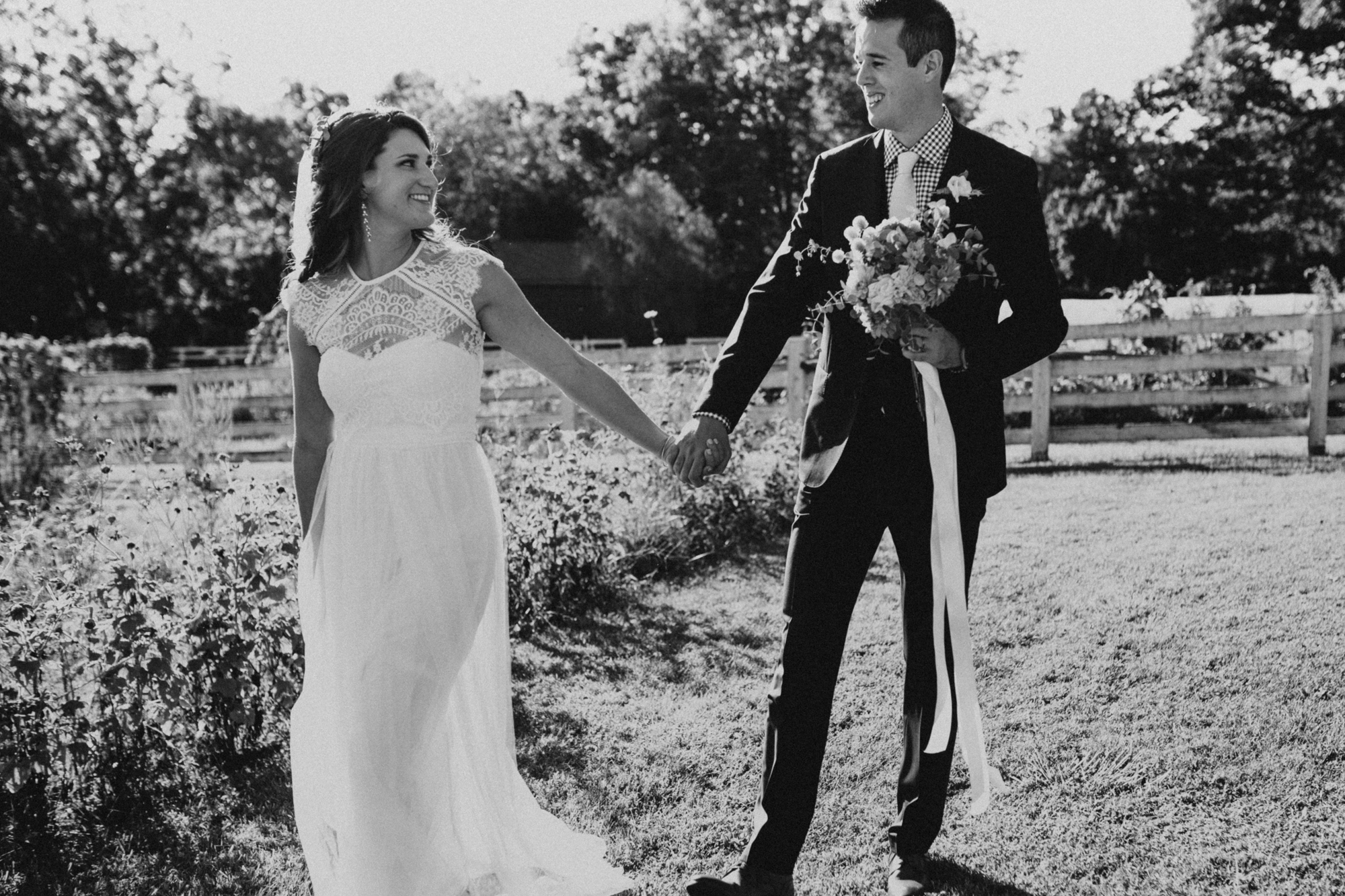 Orange virginia bed and breakfast wedding