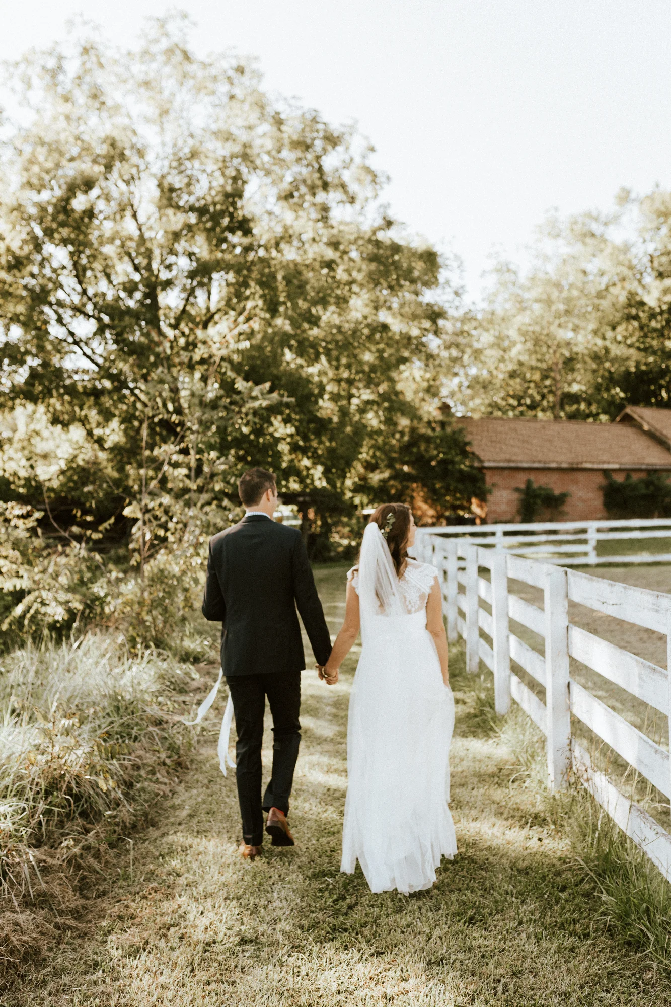 Orange virginia bed and breakfast wedding
