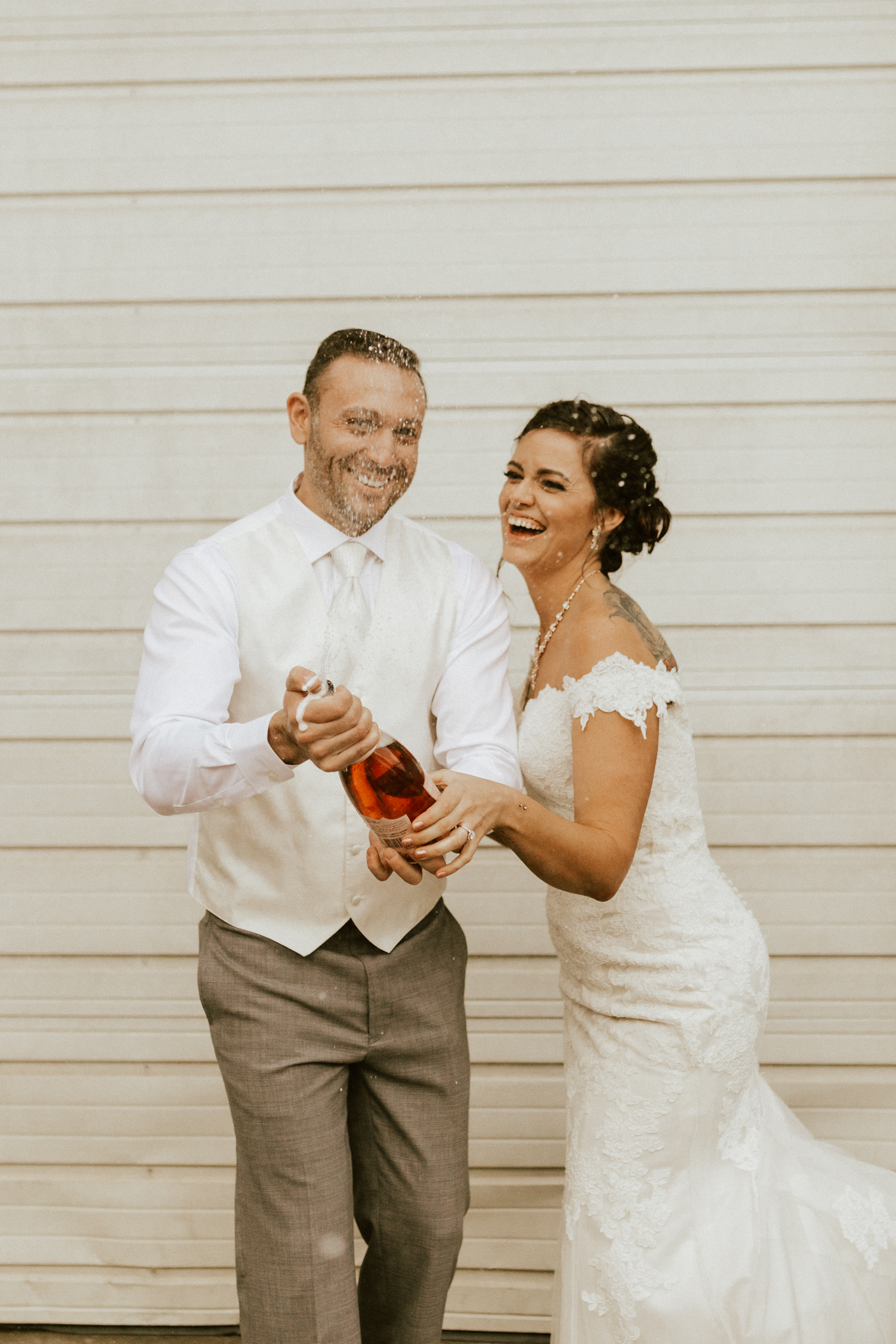 Industrial warehouse wedding photos
