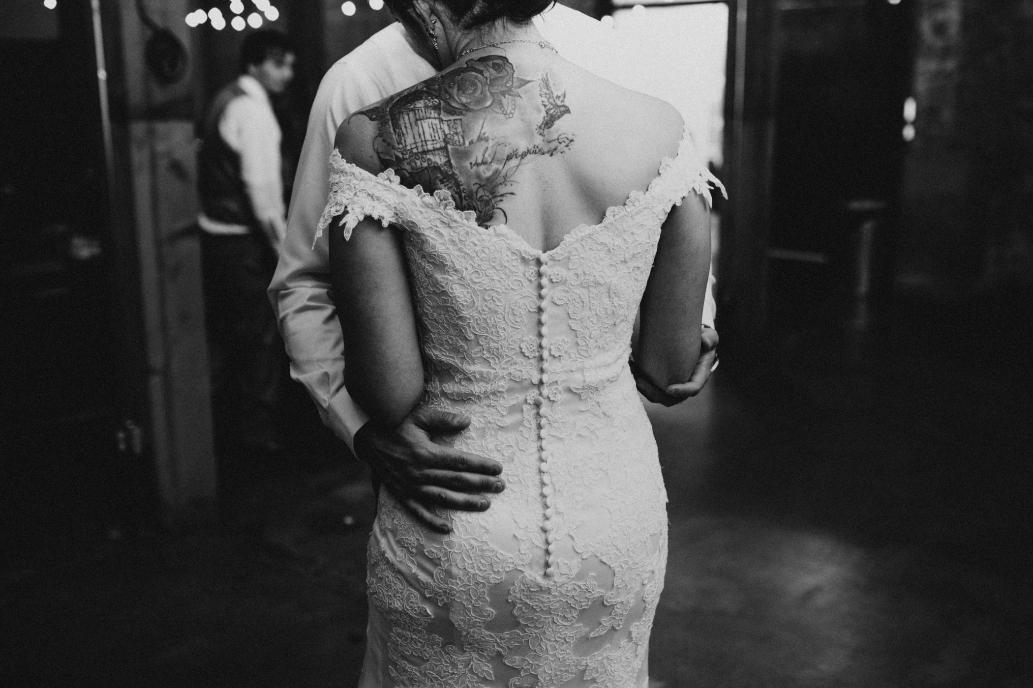 Industrial warehouse wedding photos