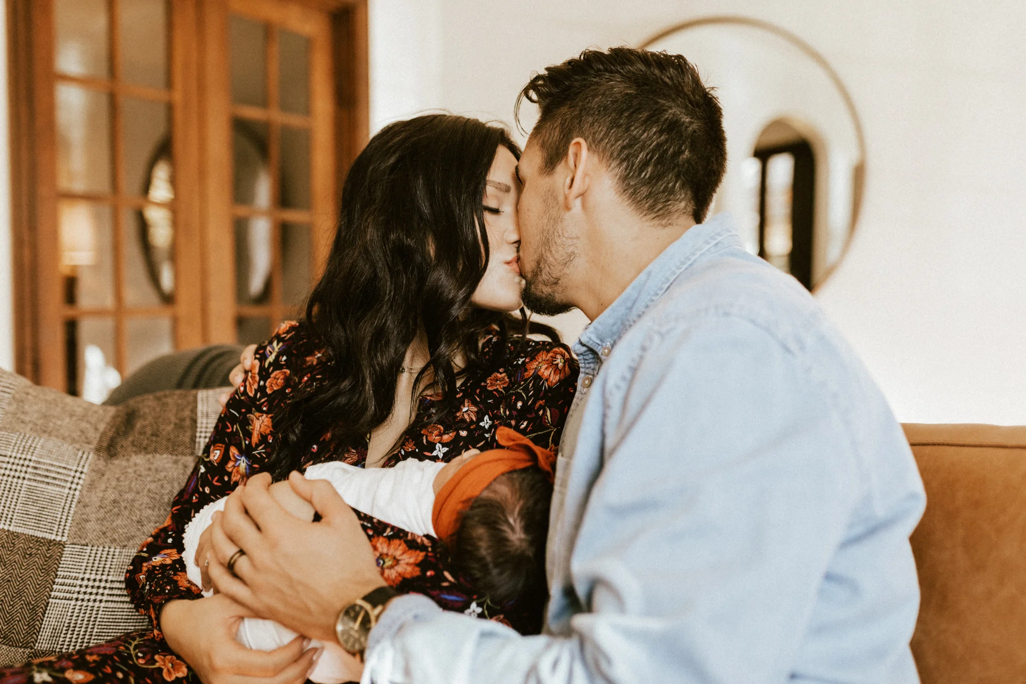 Indoor engagement photoshoot