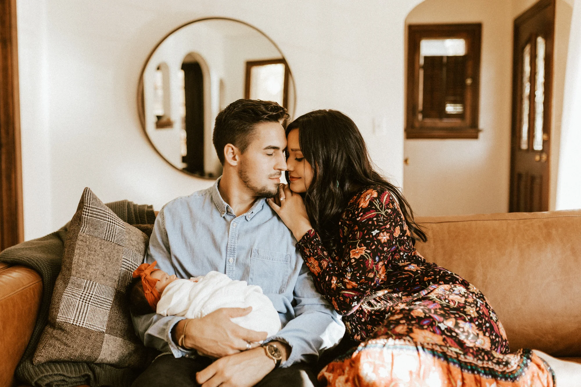 Indoor engagement photoshoot
