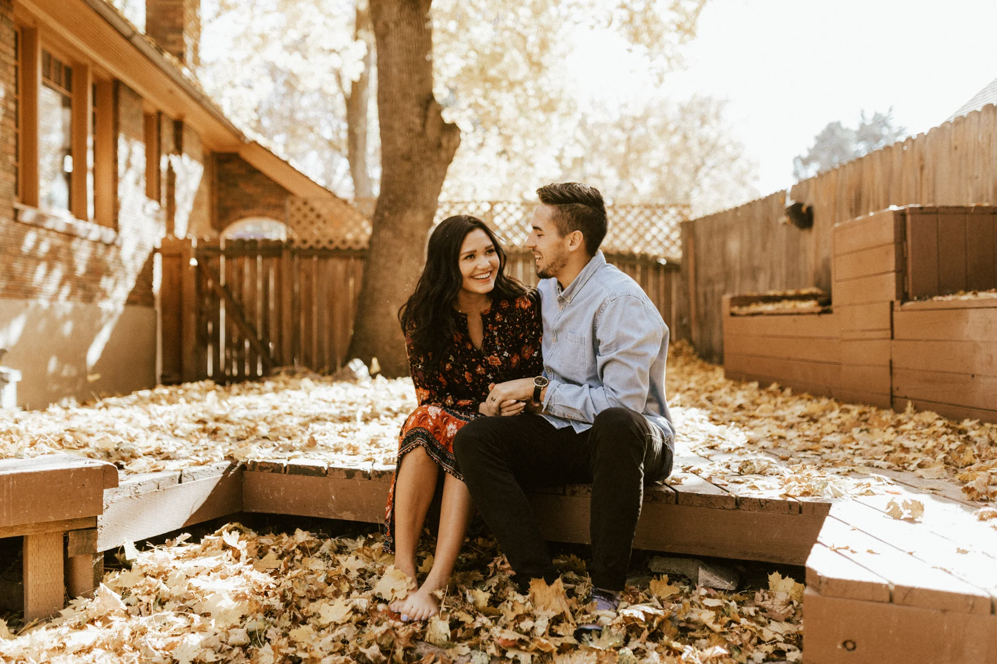 indoor engagement photoshoot