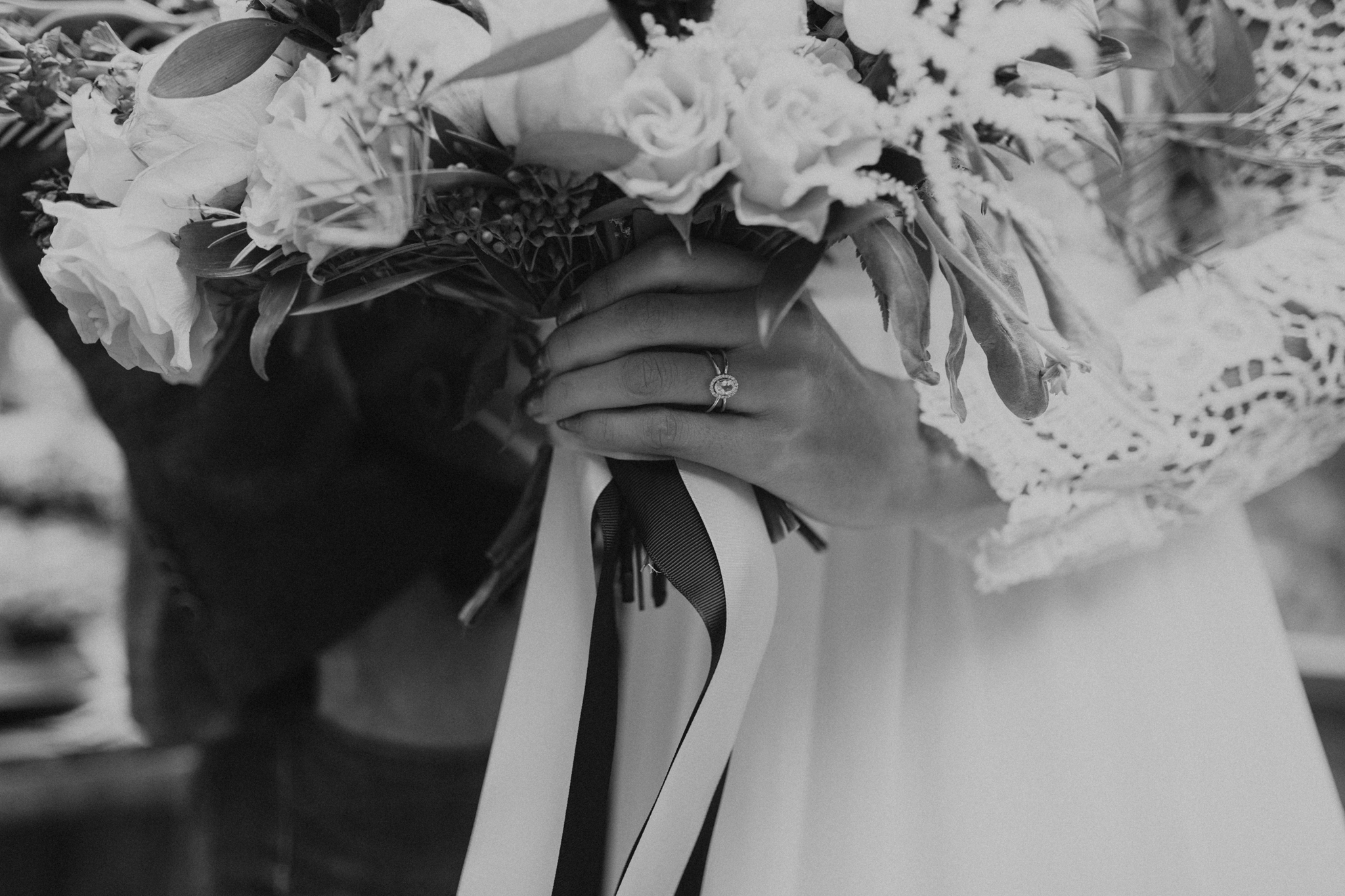 fall mountain cabin elopement wedding