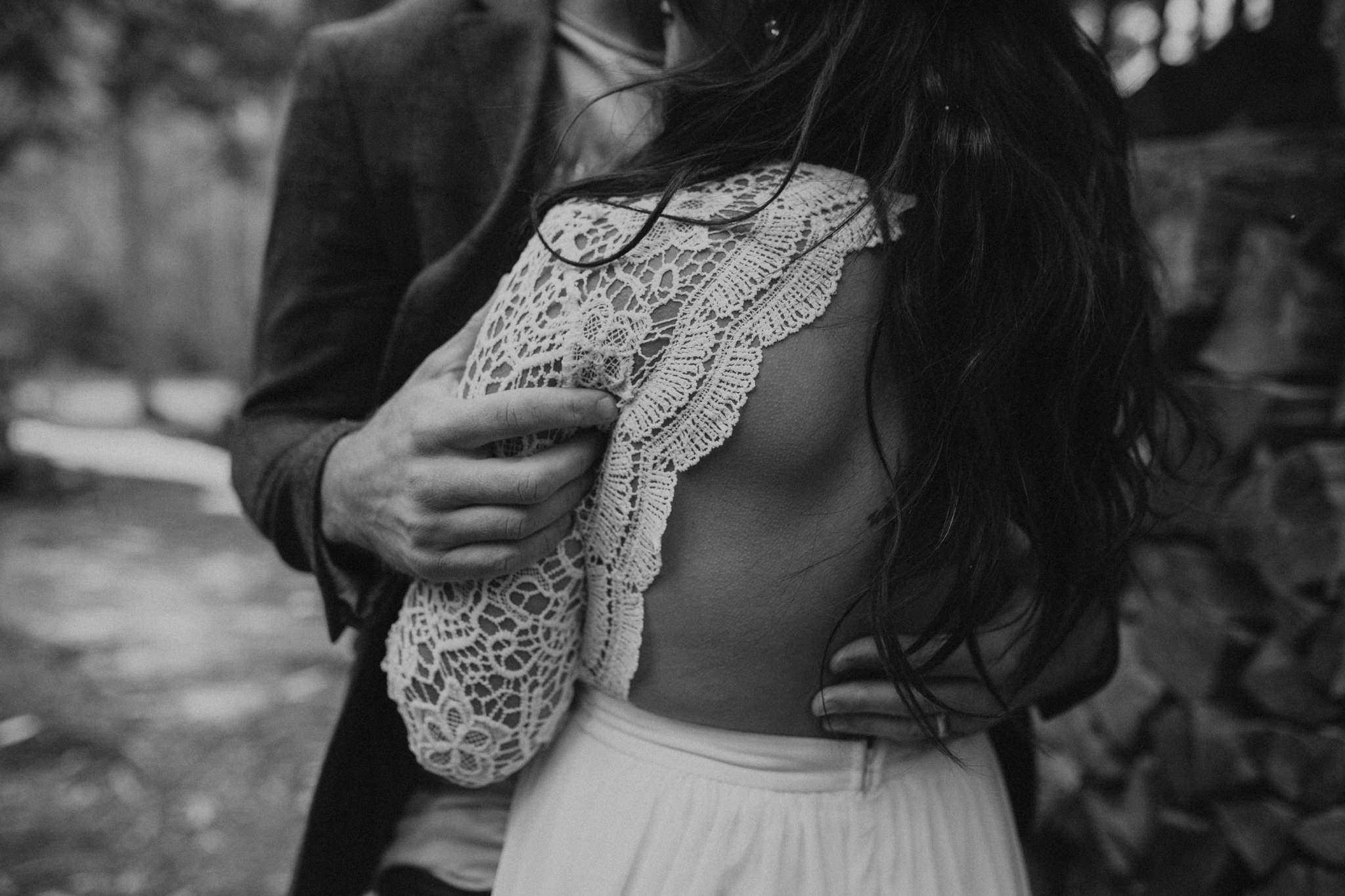 fall mountain cabin elopement wedding