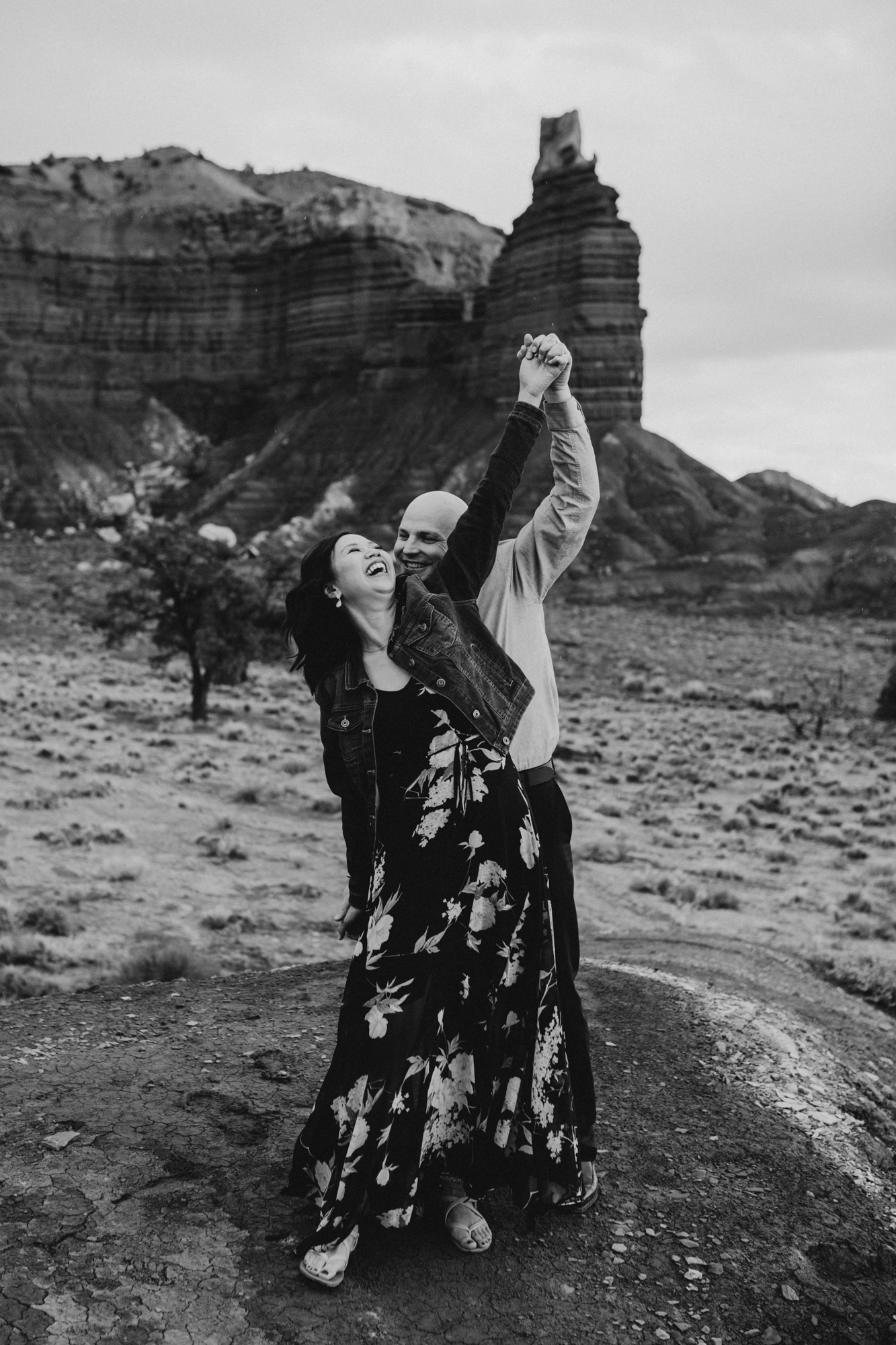 Capitol Reef national park engagement photos