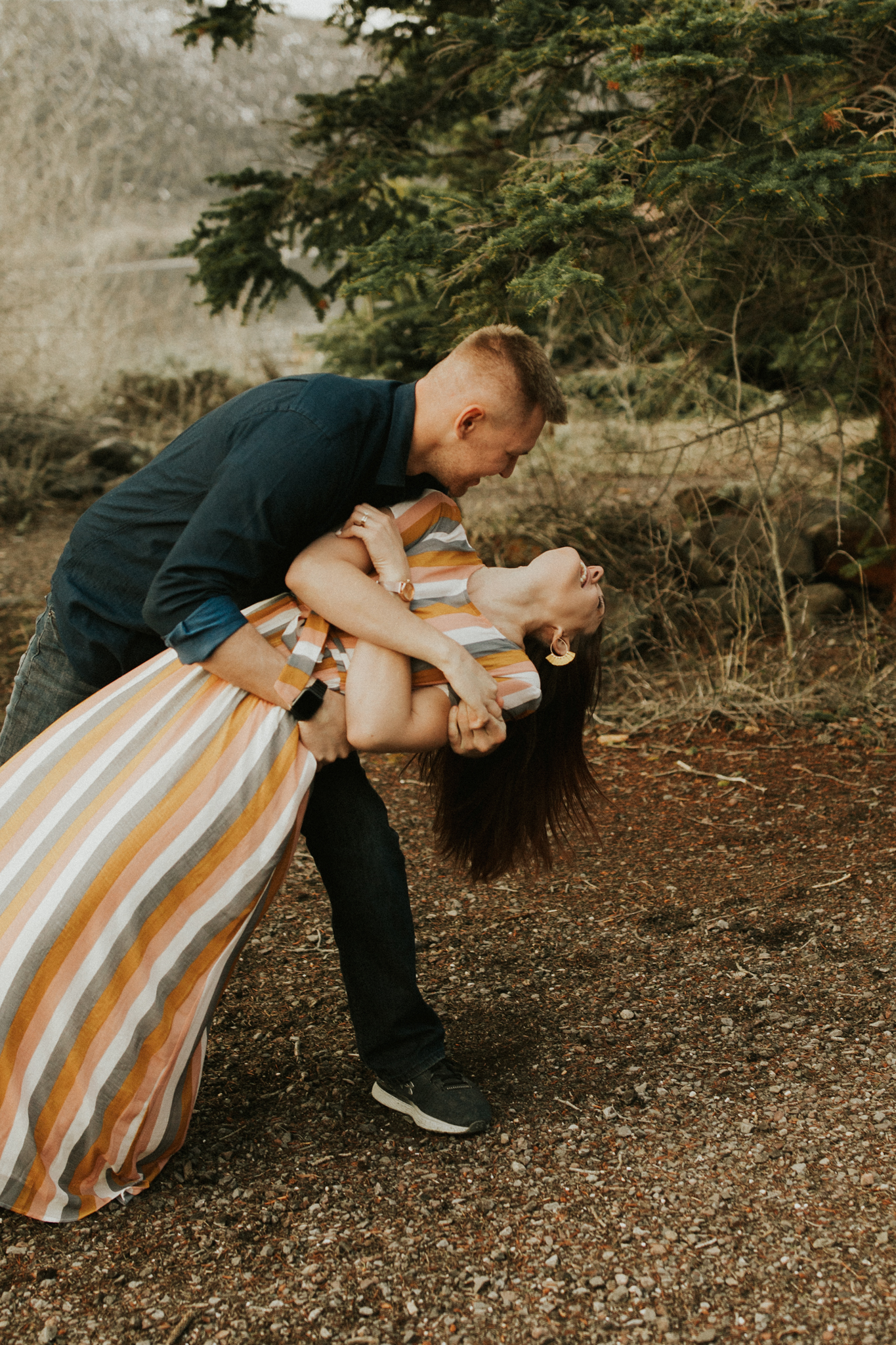 california Mountain lake engagement photos