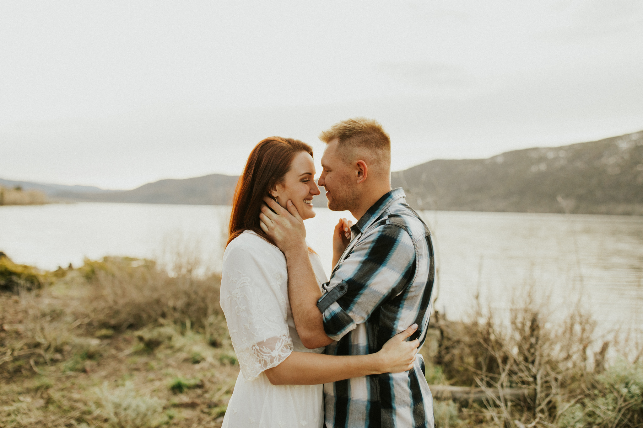 california Mountain lake engagement photos