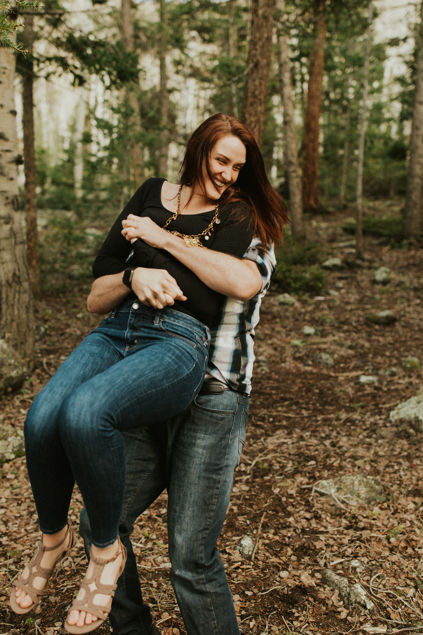 california Mountain lake engagement photos