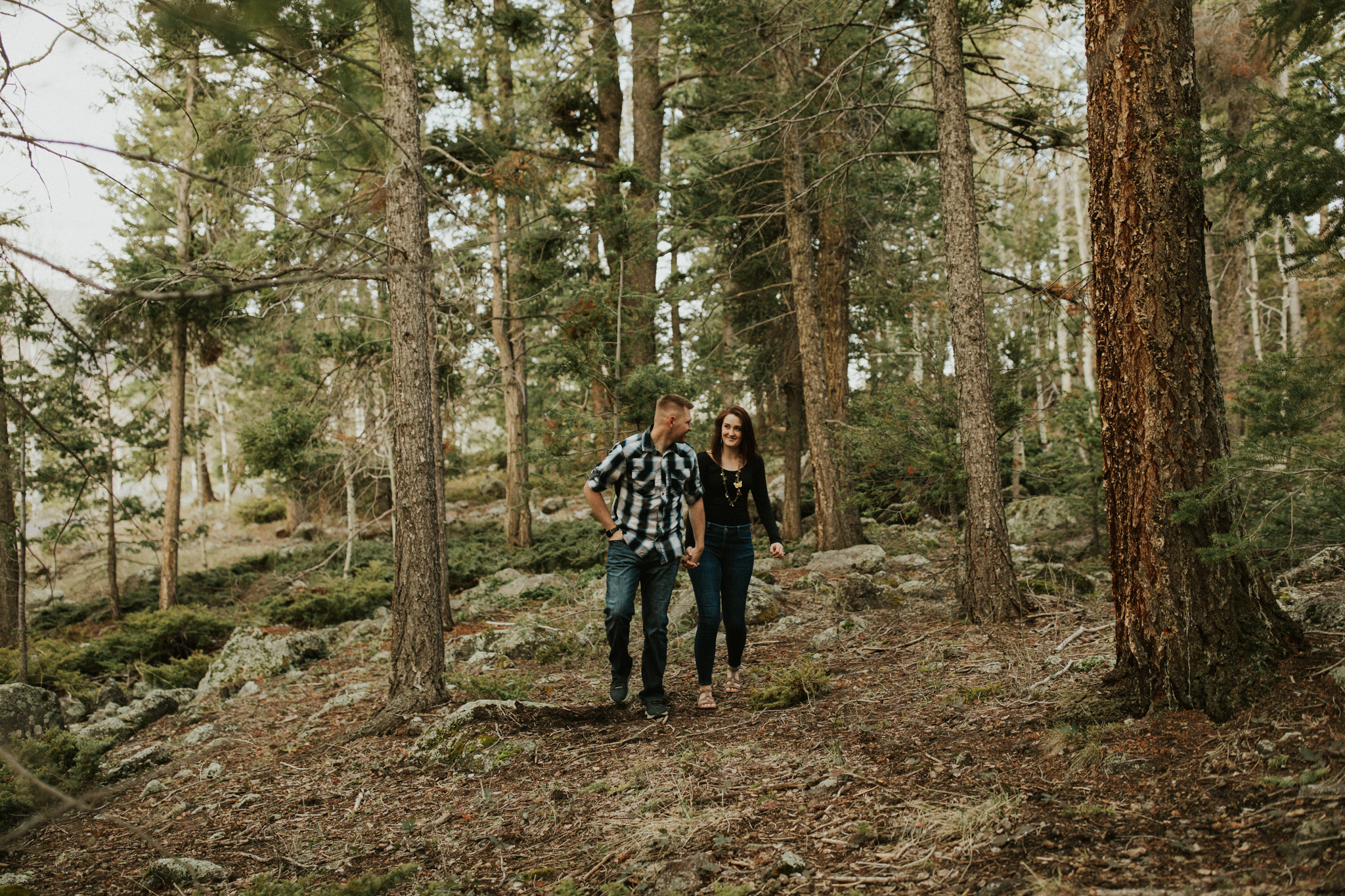 california Mountain lake engagement photos