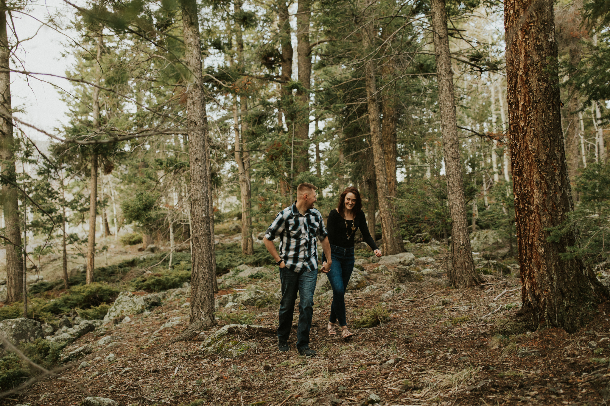 california Mountain lake engagement photos