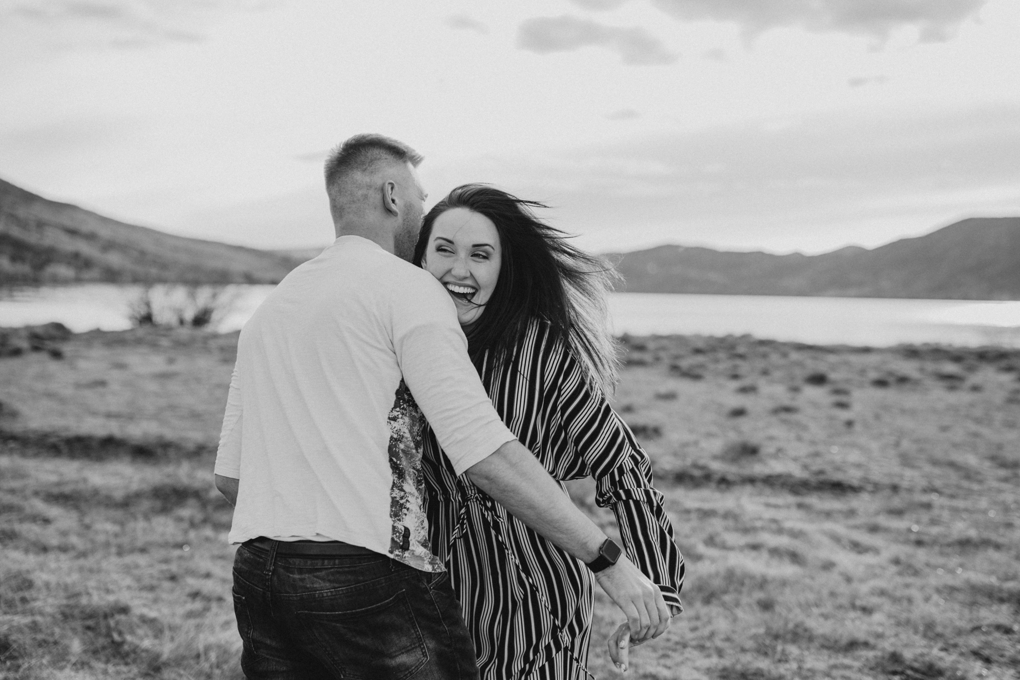 california Mountain lake engagement photos