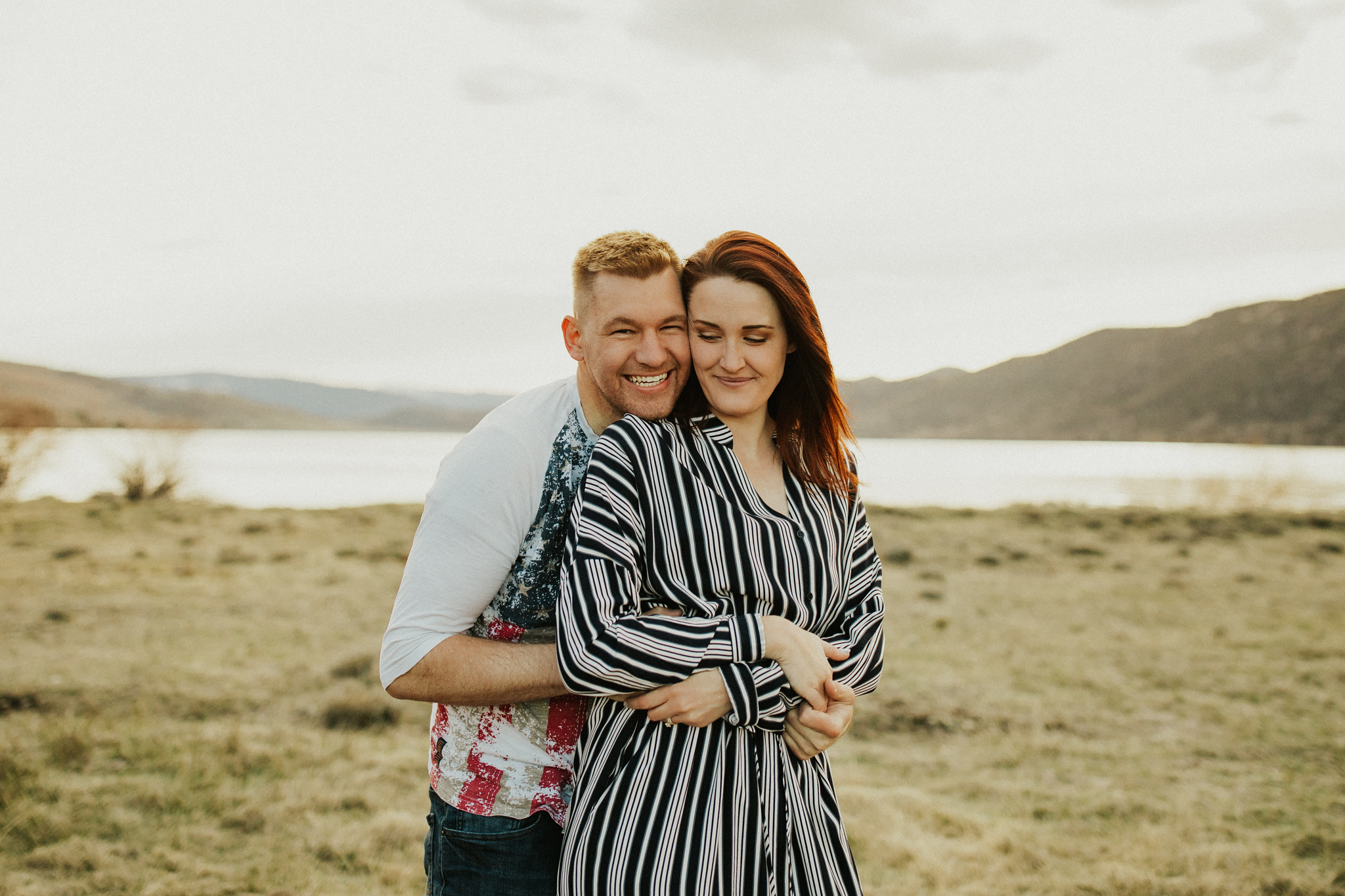 california Mountain lake engagement photos