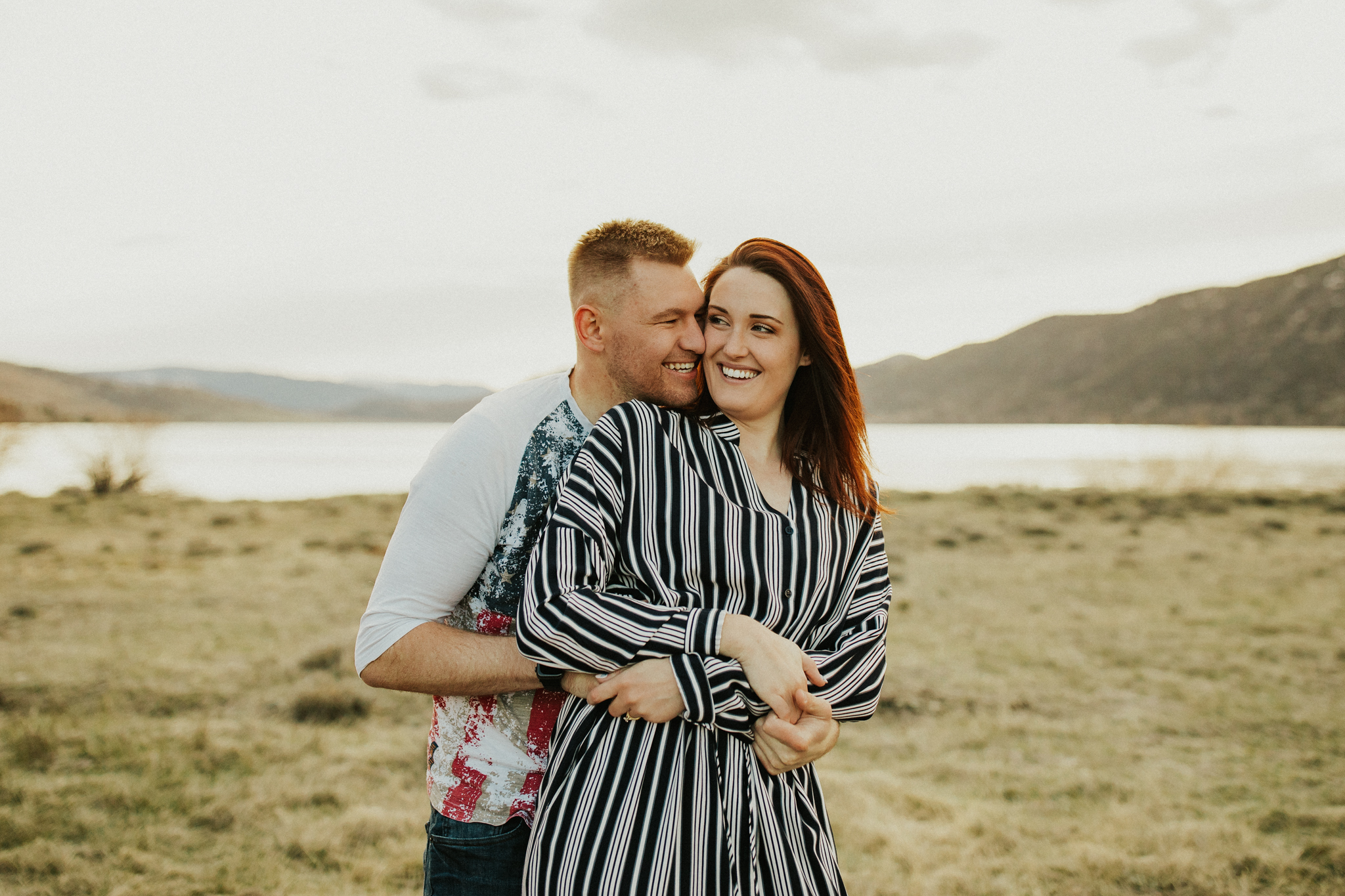 california Mountain lake engagement photos