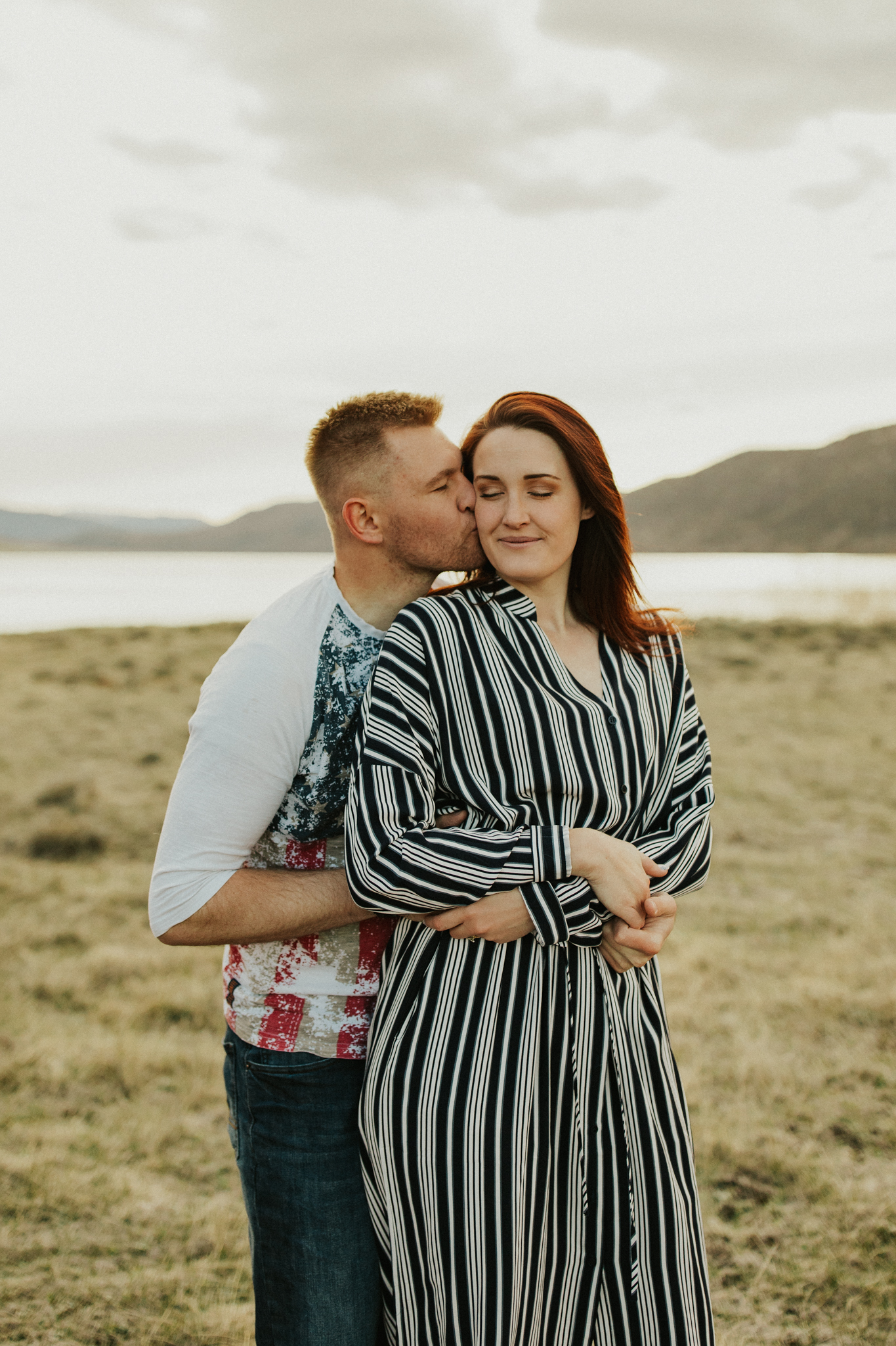 california Mountain lake engagement photos