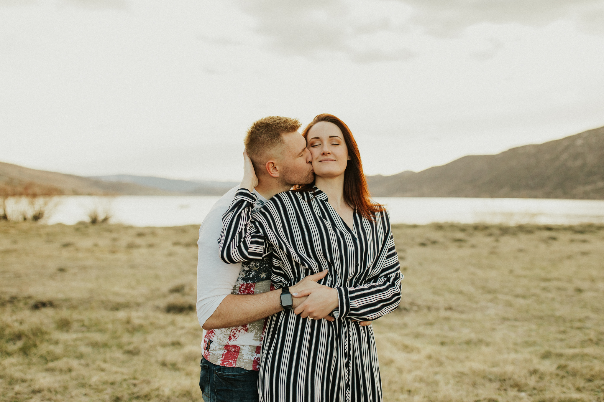 california Mountain lake engagement photos