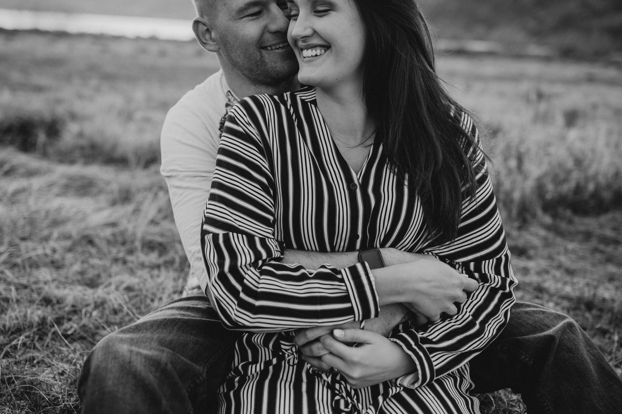 California Mountain lake engagement photos