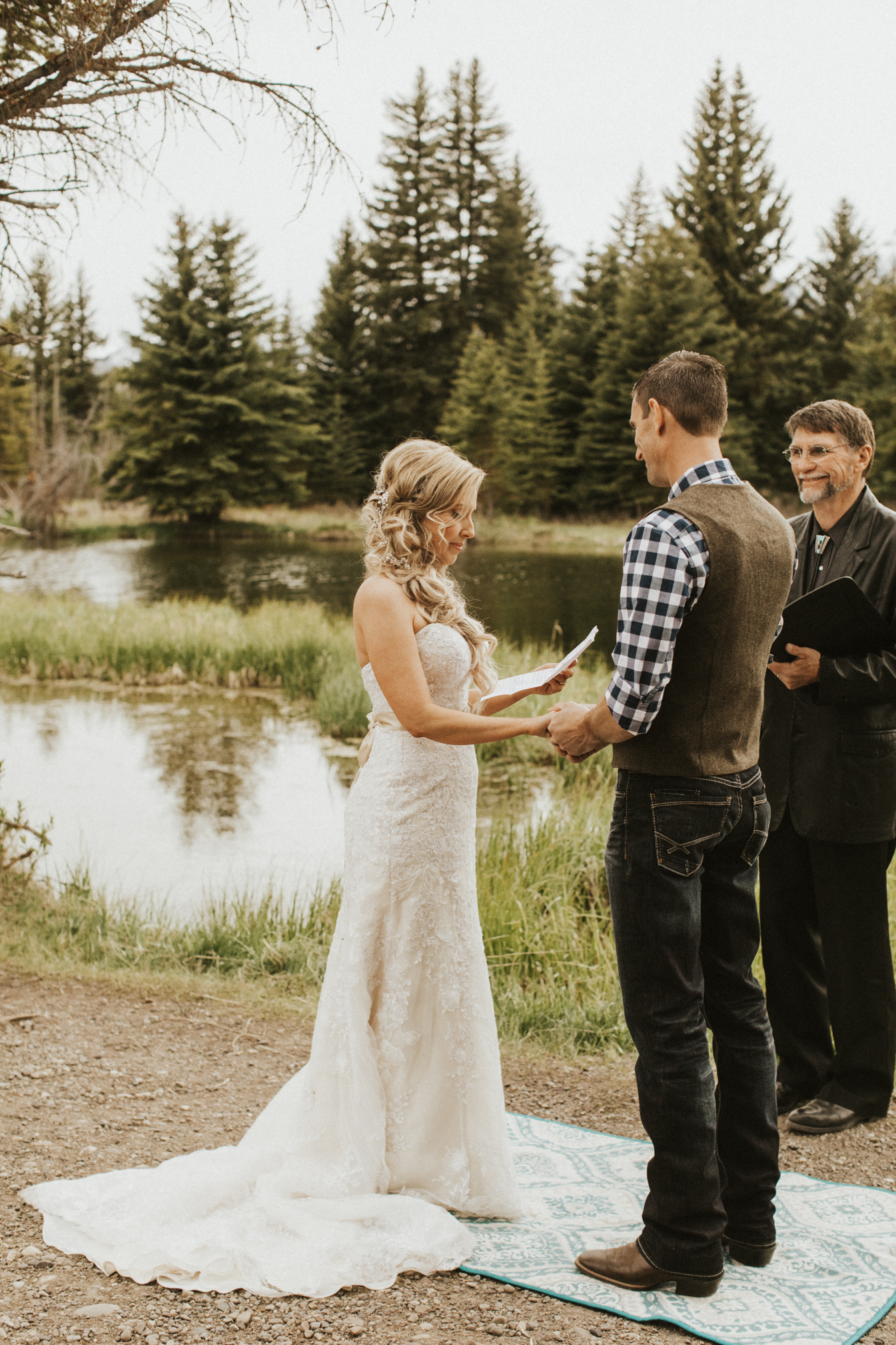Jackson Wyoming Elopement at Schwabachers Landing