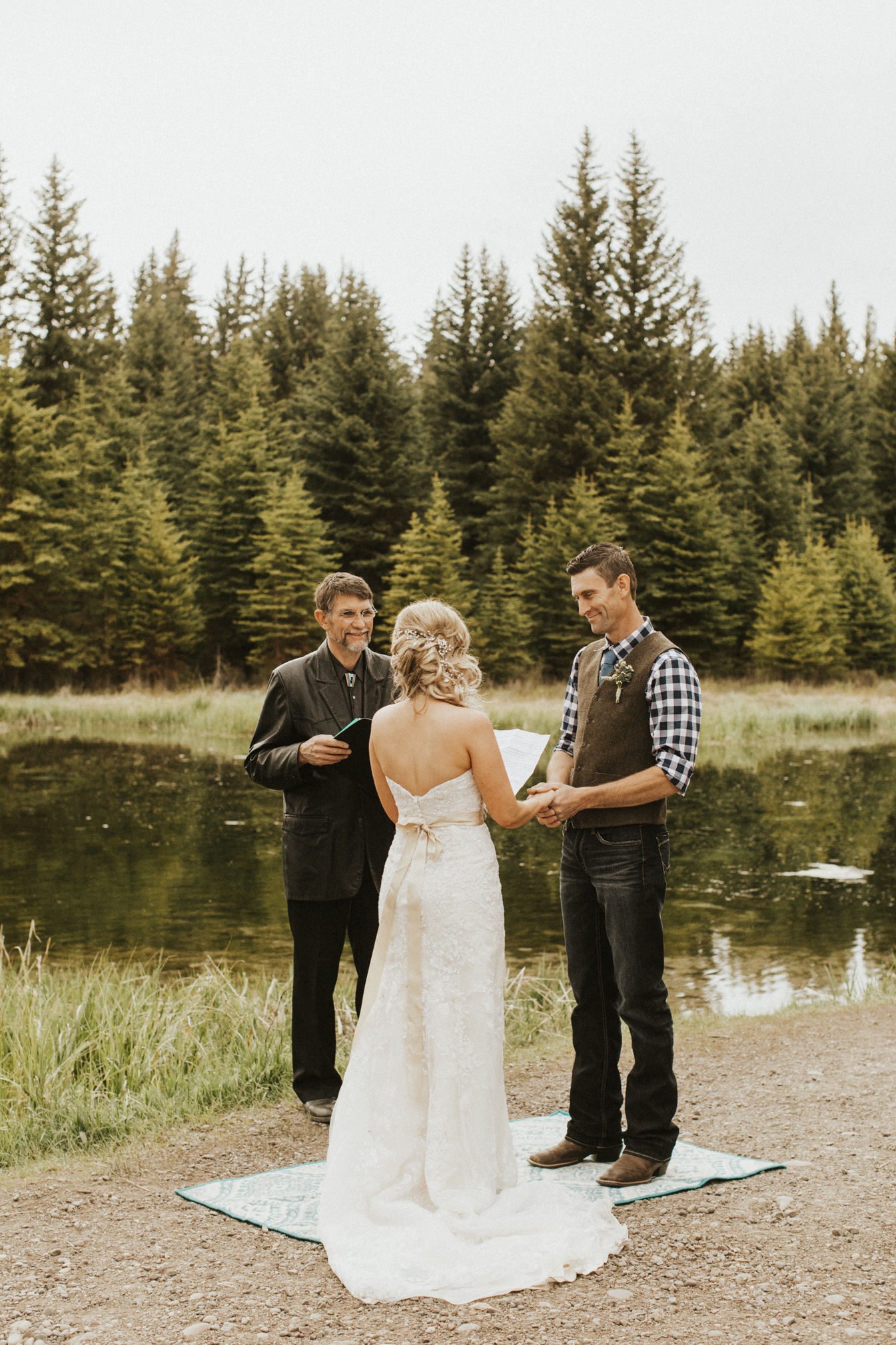 Jackson Wyoming Elopement at Schwabachers Landing