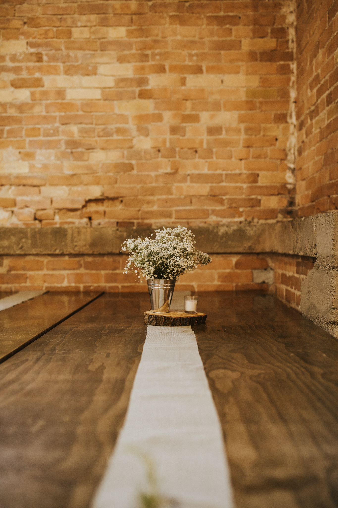 Same sex industrial warehouse wedding