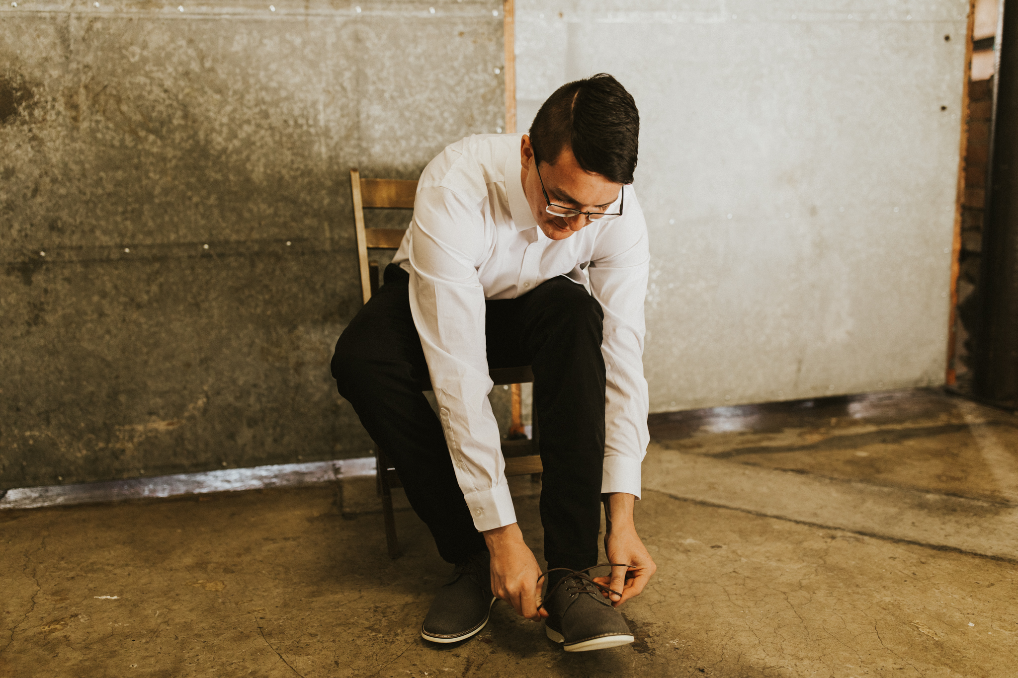 Same Sex Industrial Warehouse Wedding
