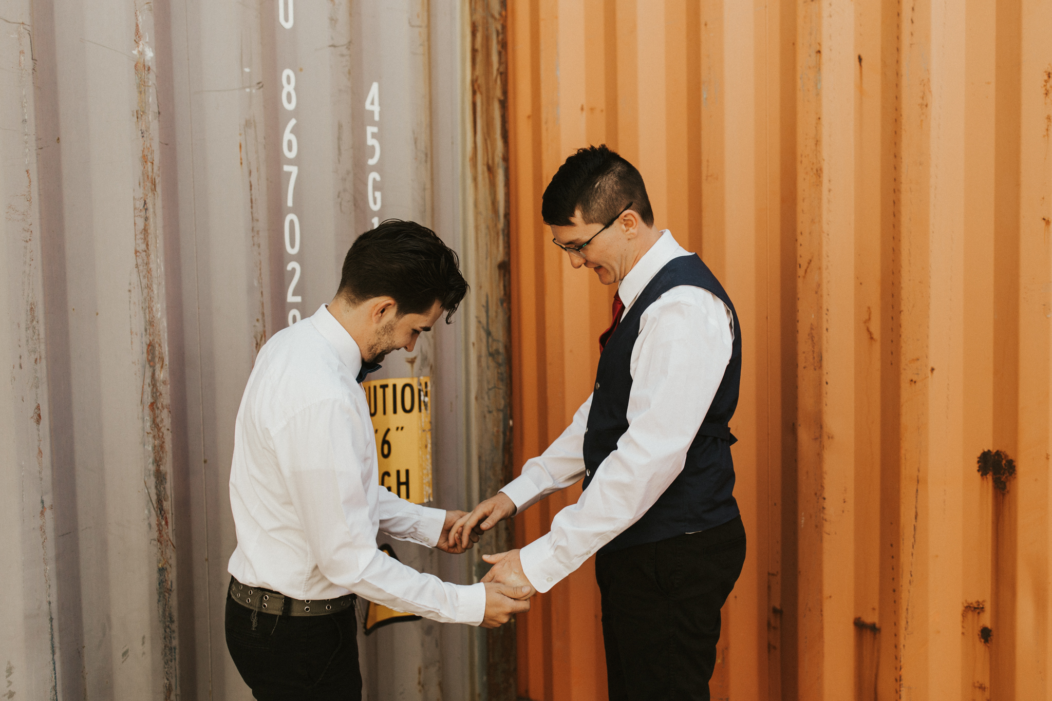 LGBTQ Industrial Warehouse Wedding
