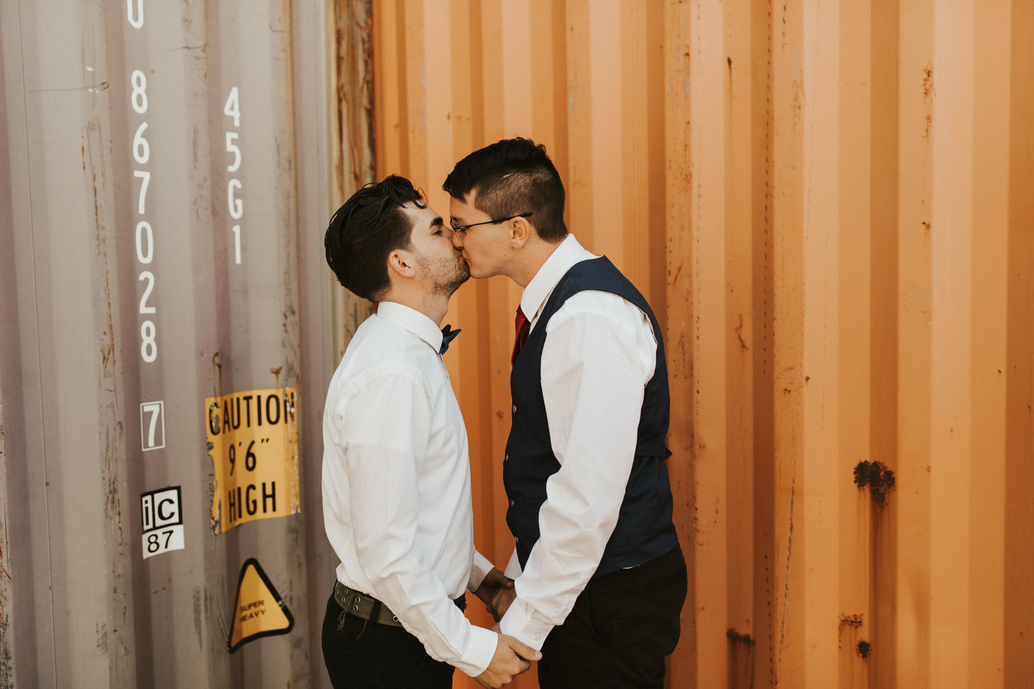 LGBTQ Industrial Warehouse Wedding