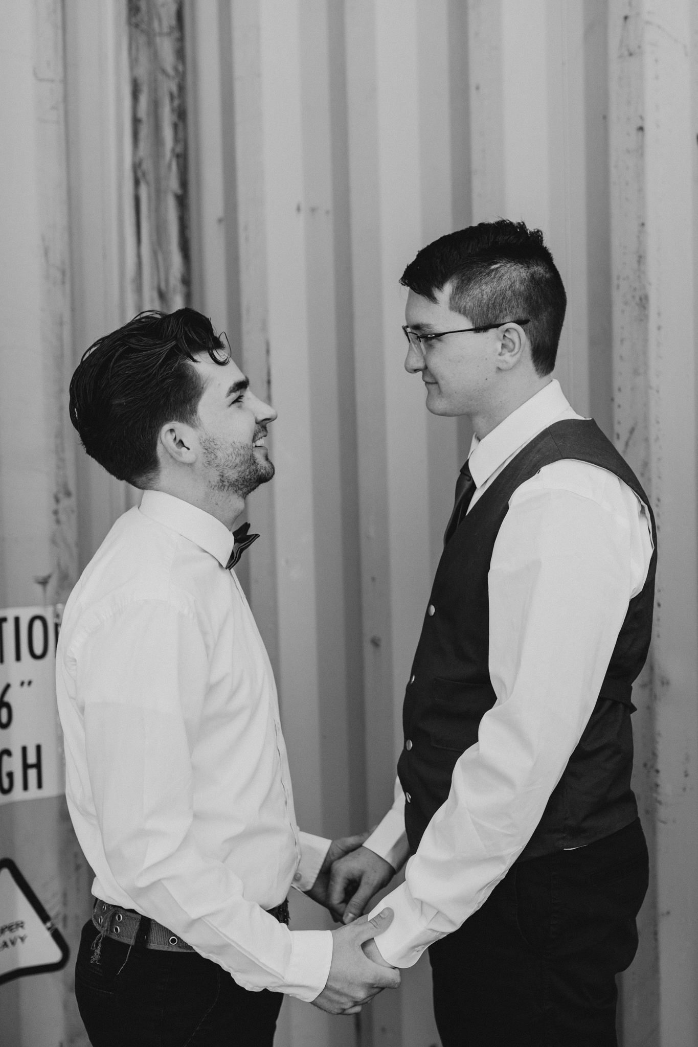 LGBTQ Industrial Warehouse Wedding