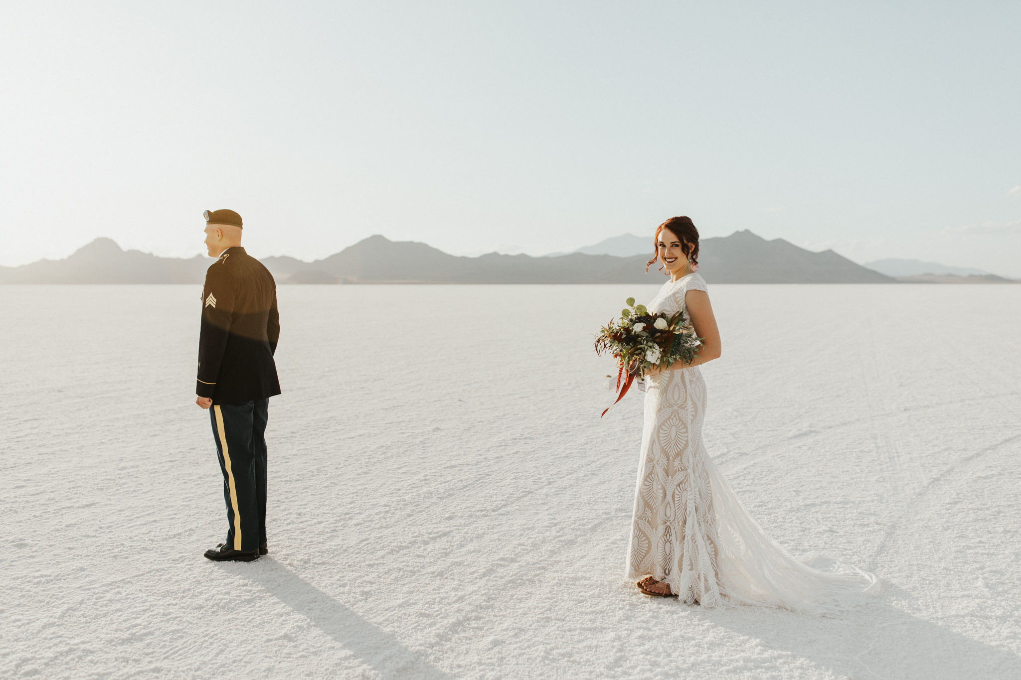 Utah Bonneville Salt Flats Wedding