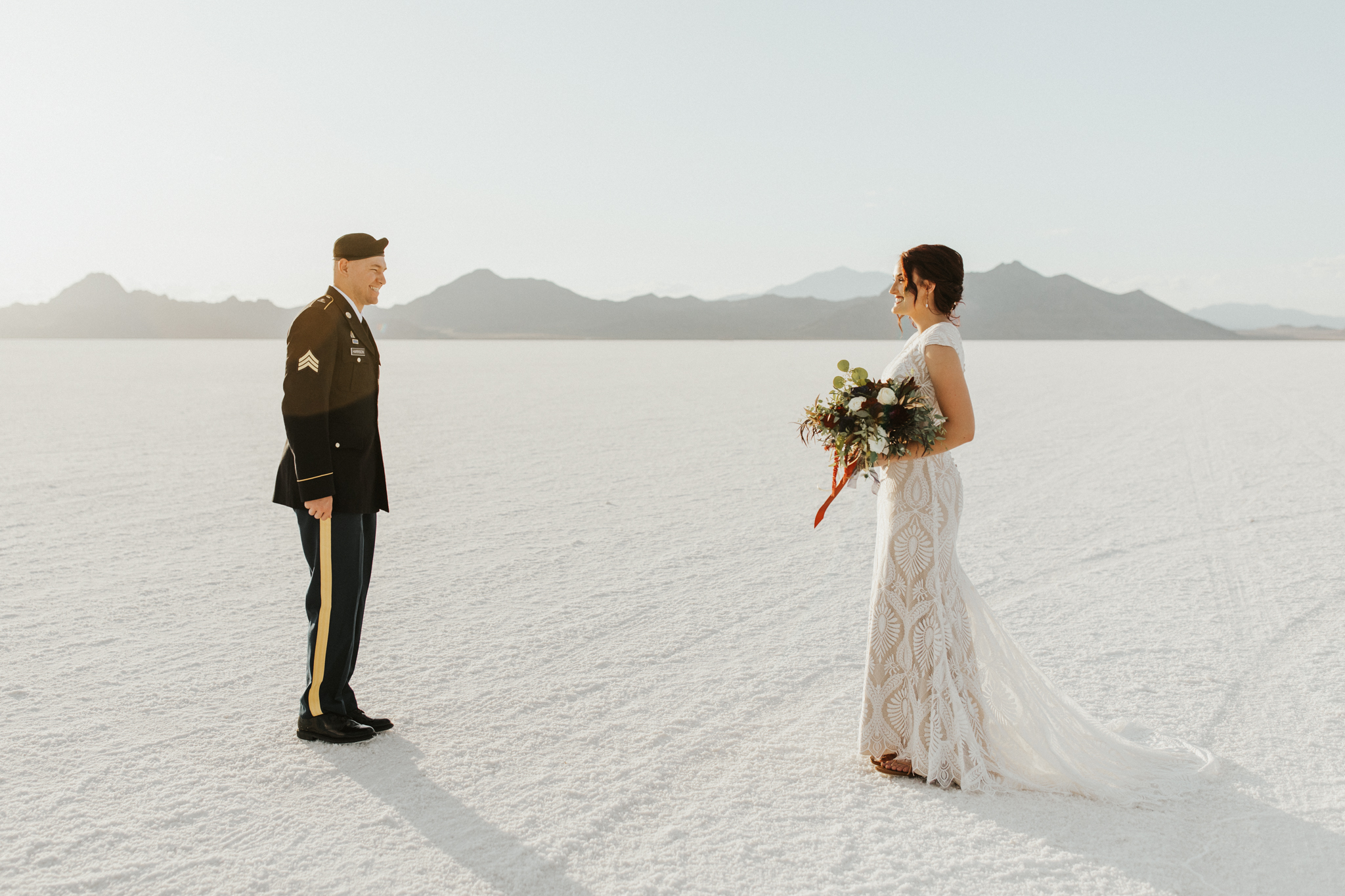 Utah Bonneville Salt Flats Wedding