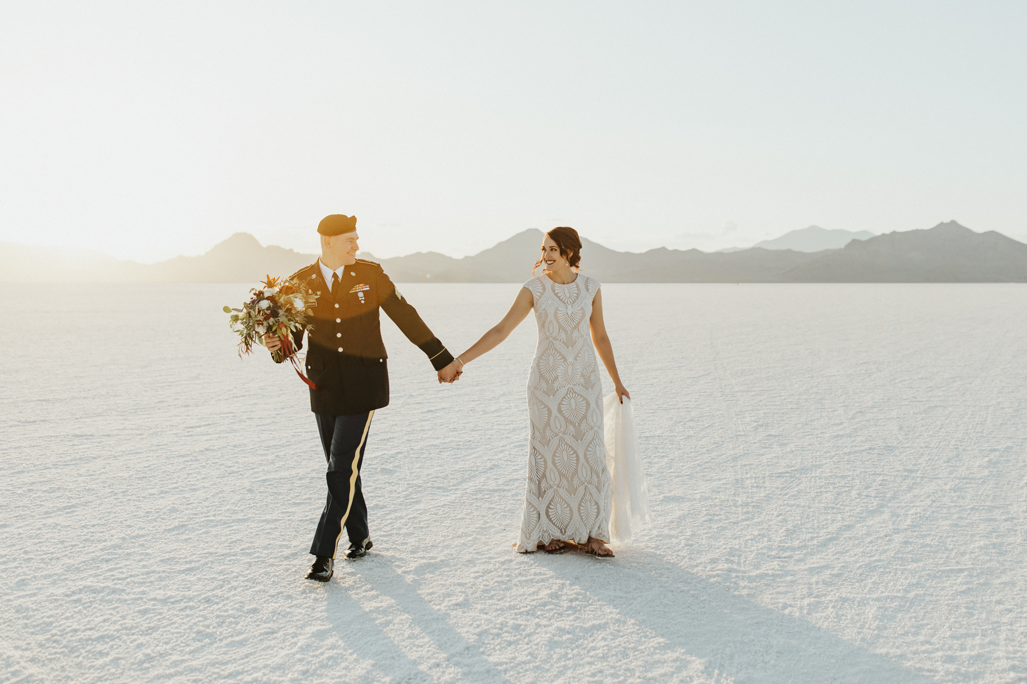 Utah Bonneville Salt Flats Wedding
