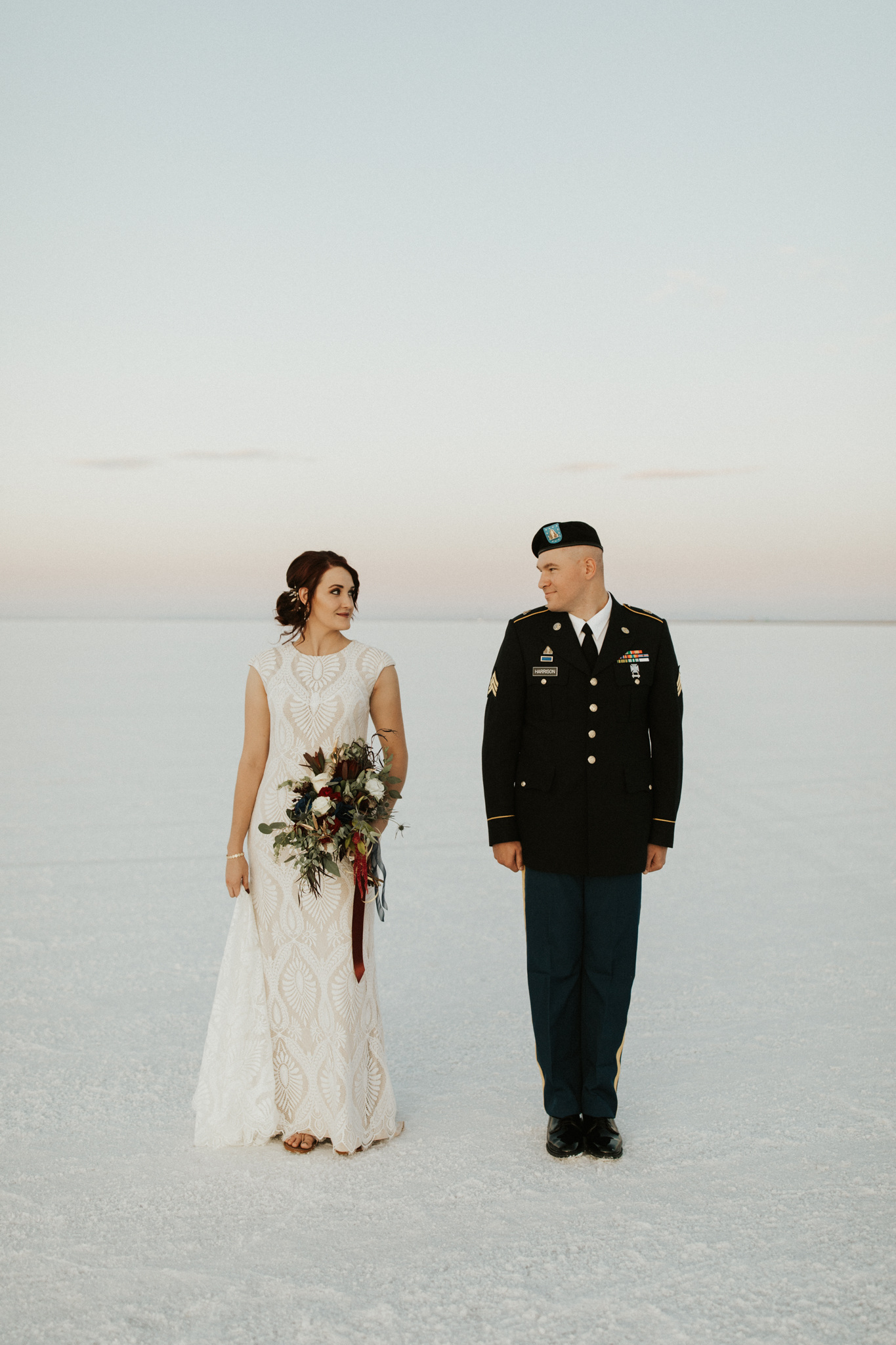 Utah Bonneville Salt Flats Wedding