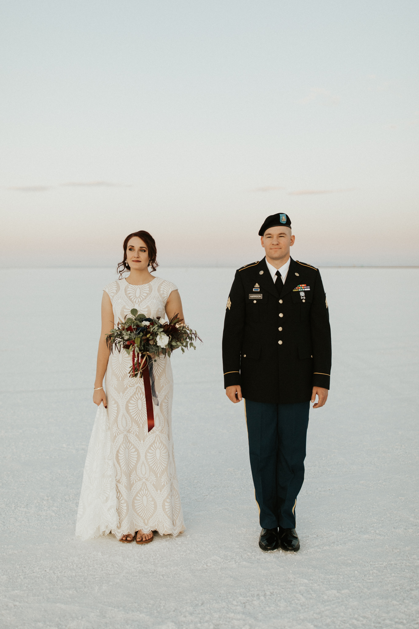 Utah Bonneville Salt Flats Wedding