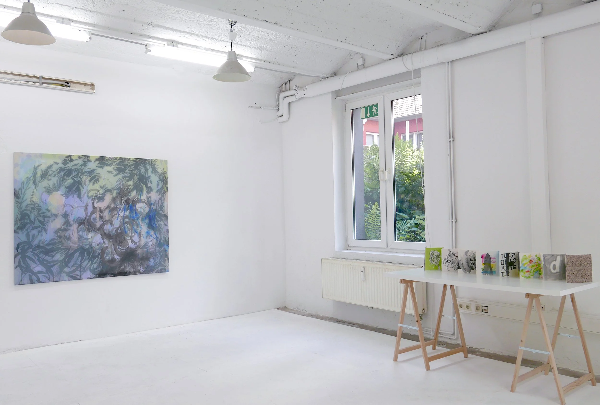  Installation view, "Kunstpunkte 2021," Alte Fabrik Oberbilk, Düsseldorf, Germany, 2021  ㅤㅤㅤ   