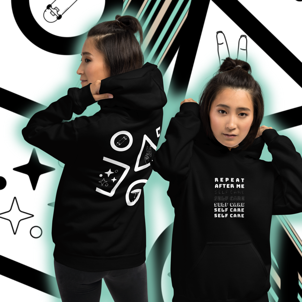 beth-rowe-designs-self-care-things-hoodie-sweatshirt-lockdown-quarantine-fibromyalgia-chronic-illness.PNG