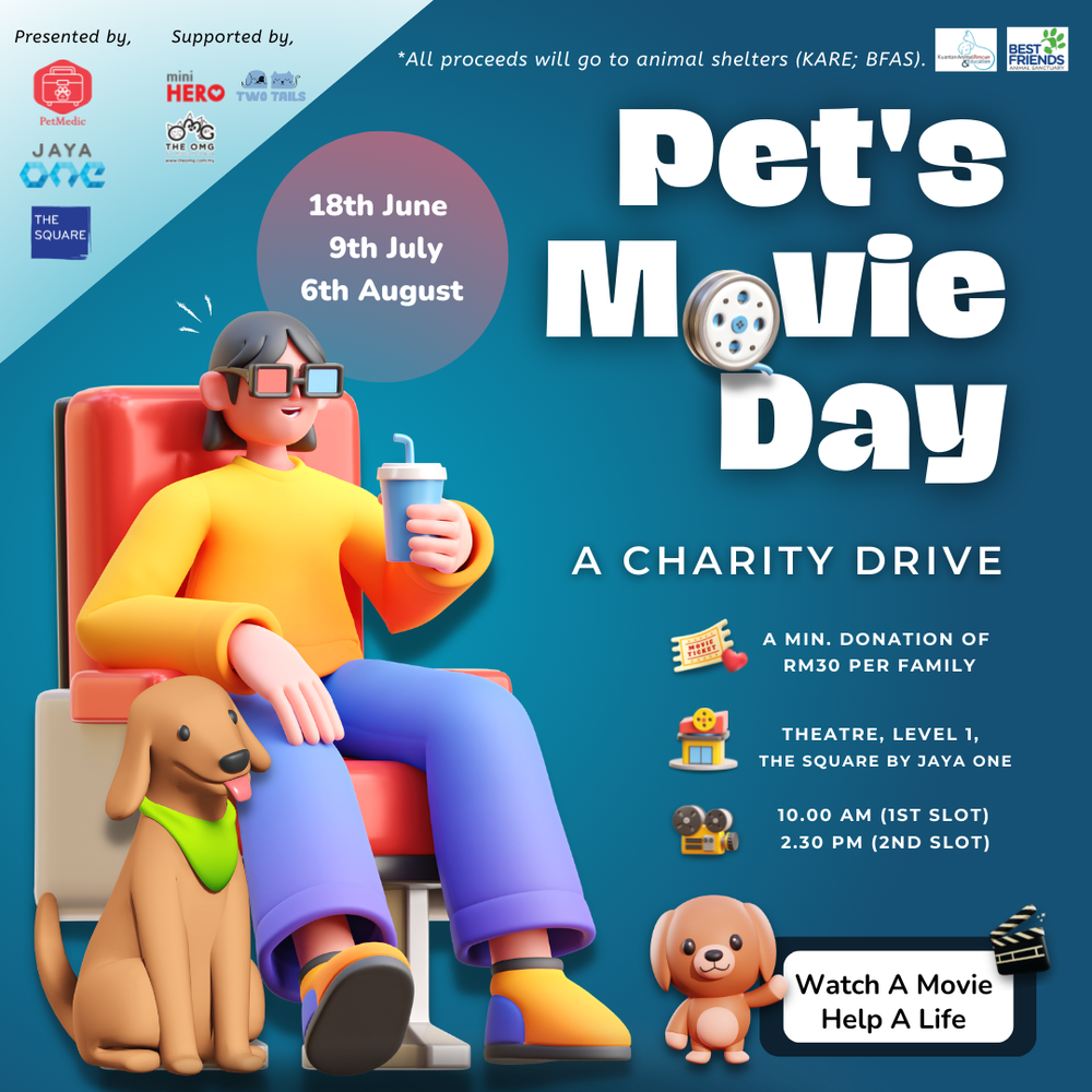 Pet's Movie Day - A Charity Drive — Jaya One