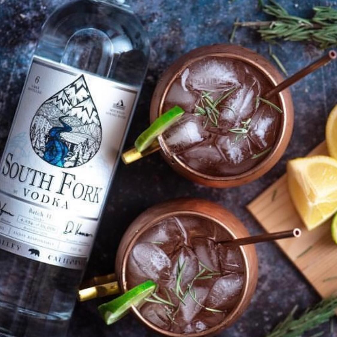 Check out these beautiful photos from our friend @savvykayphotographyandfilms &amp; @nevadacountykitchens . #southforkvodka #satellitespirits #smallbatch #craftvodka #supportlocal #local 
#awardwinningvodka #97points #gold
#sharewithlovedones #celebr