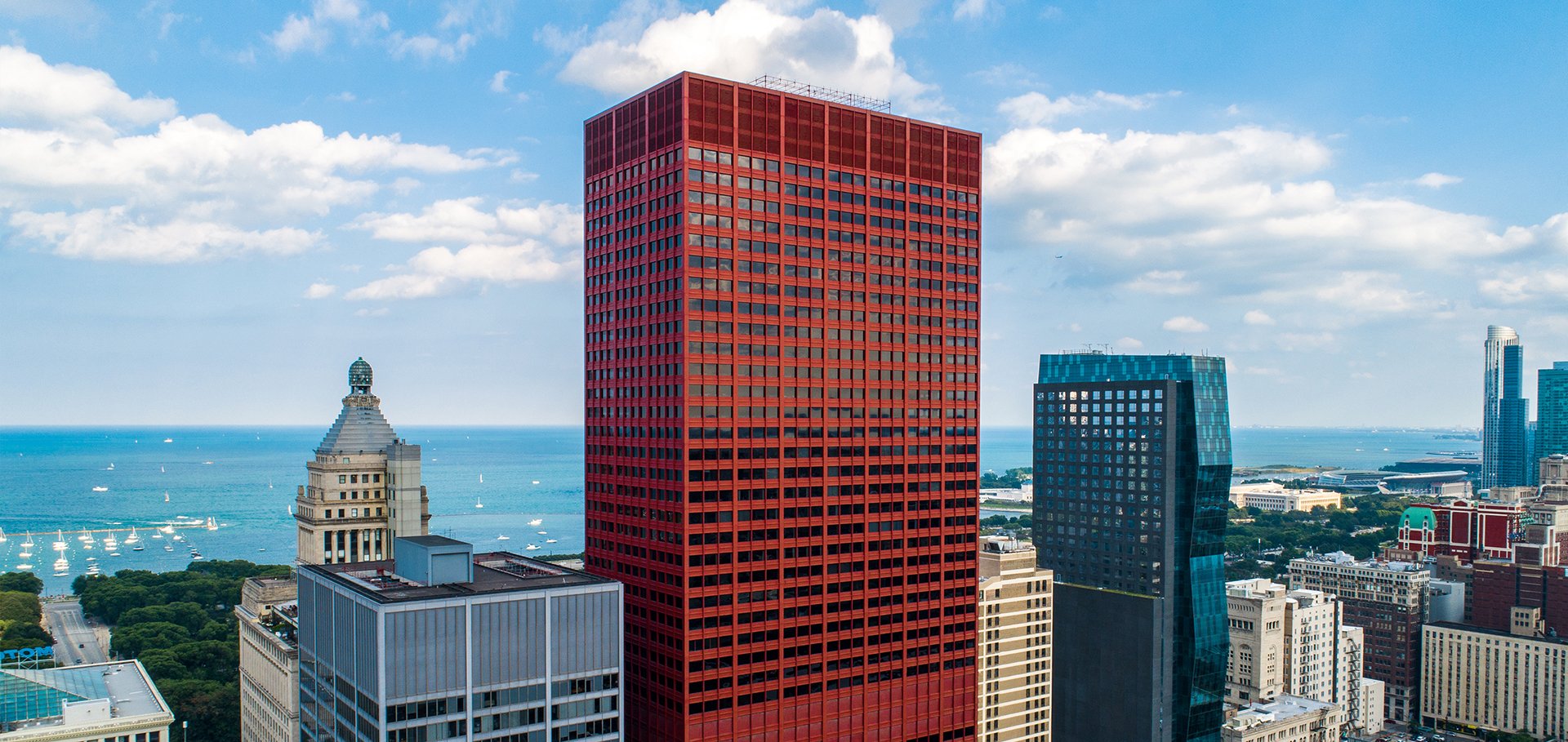 Iconic Downtown Skyscraper "Big Red" Turns 50
