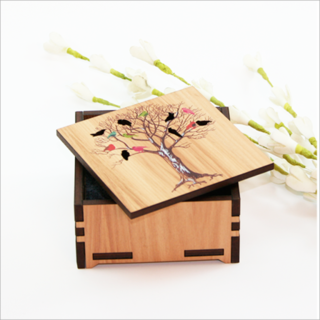 Trinket Box Sm Square - Birds on Tree $34.00.png