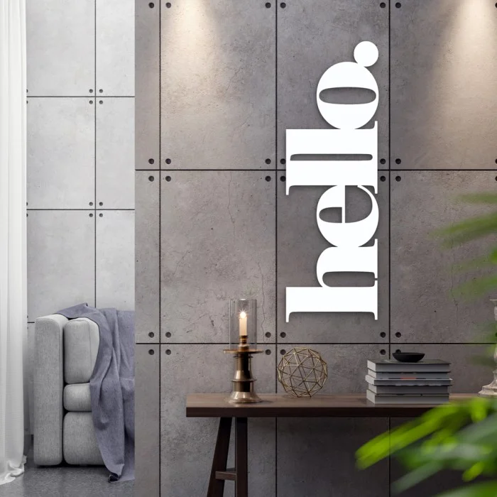 Hello - White $210 90cm x 30cm .jpg
