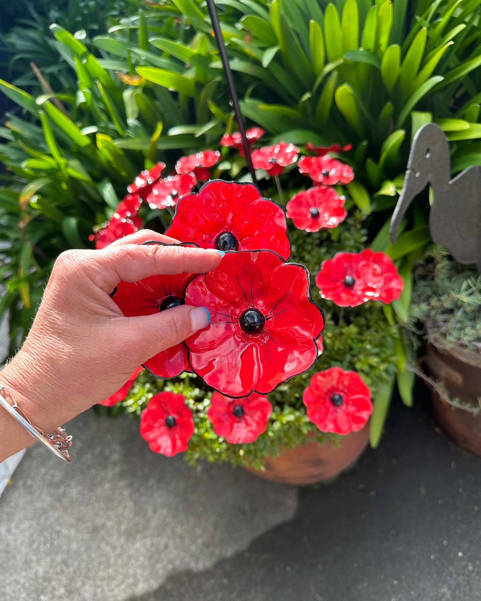 Hot out of the kiln and glued ready for Anzac Day ❤️