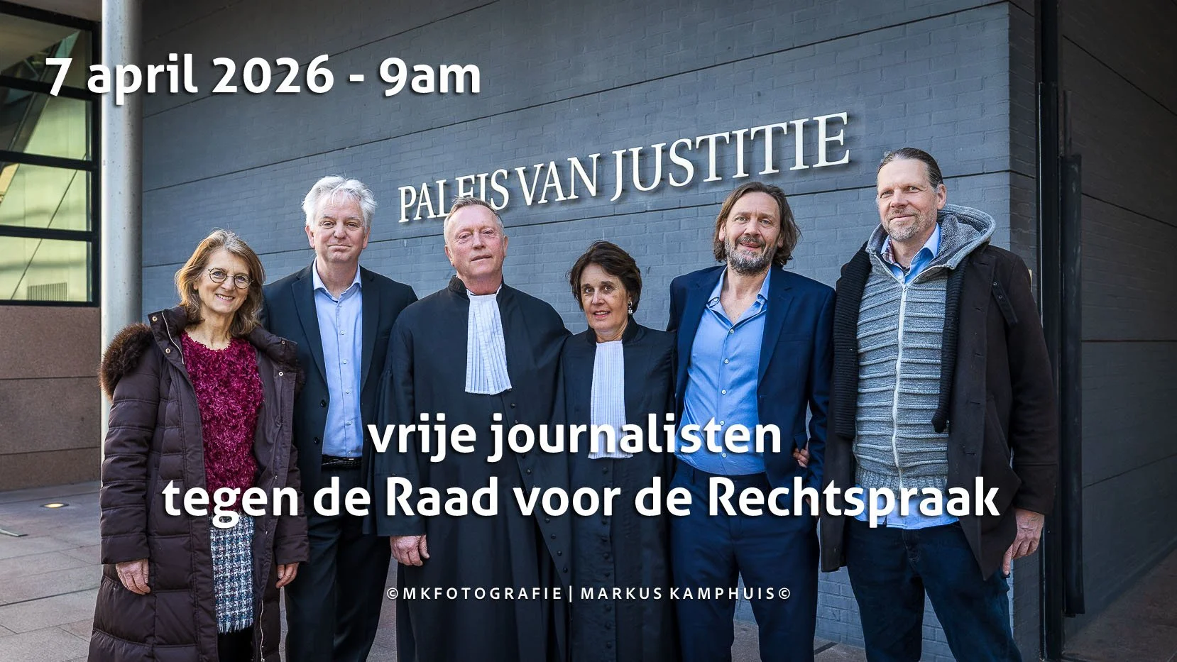 Rechtszaak 7 april 2026, 09.00 uur, Den Haag - Discriminatie op inkomen, vrijheid van journalistiek en openbaarheid van rechtspraak (hervatting)